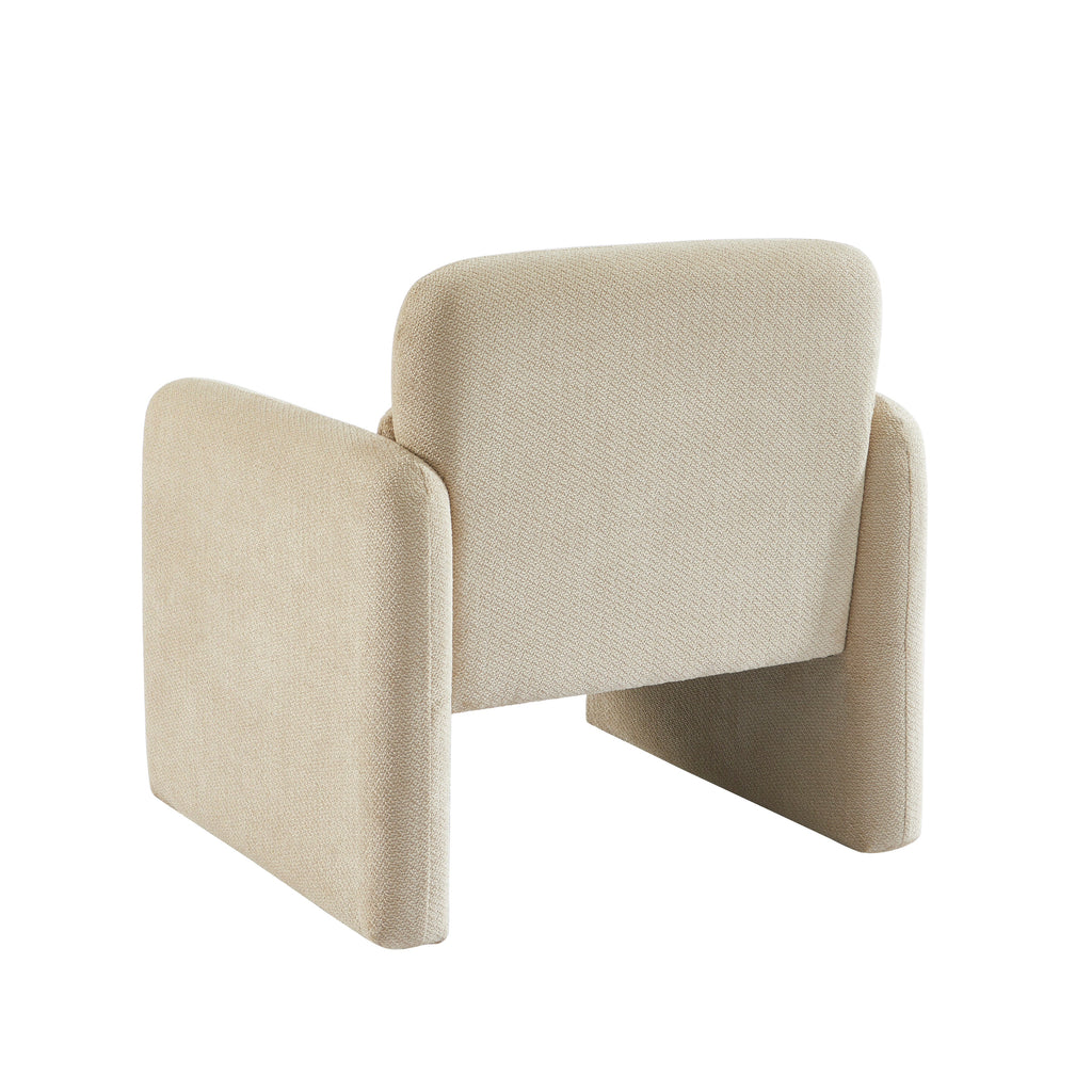 OMA Fabric Accent Armchair – Beige