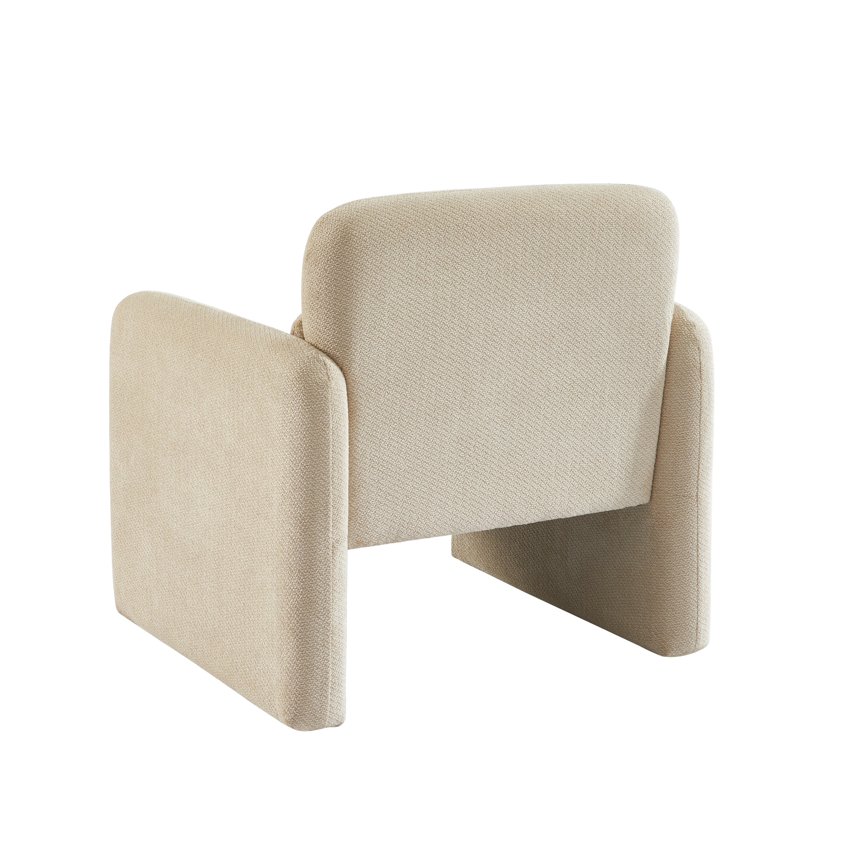 OMA Fabric Accent Armchair – Beige