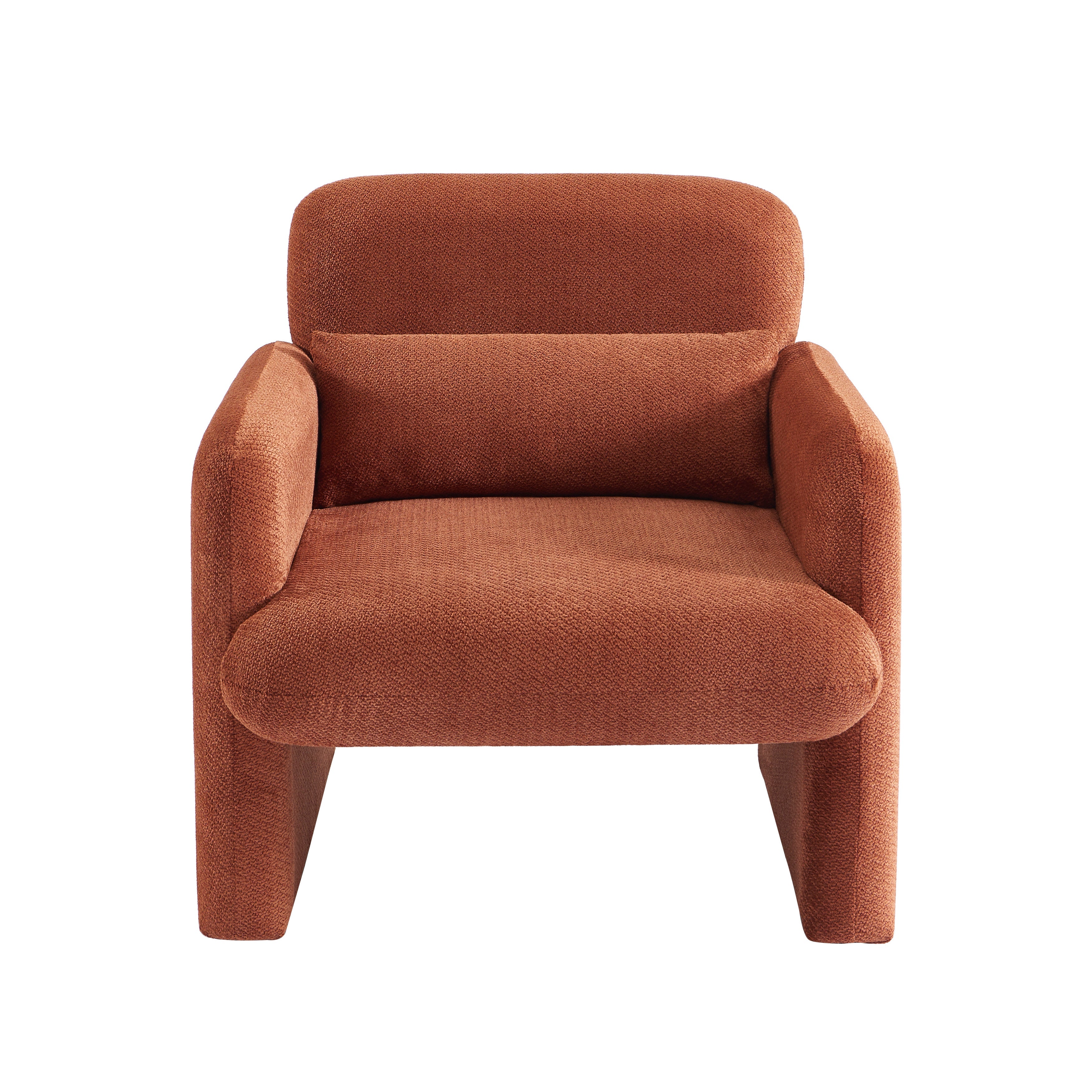 OMA Fabric Accent Armchair  - Terracota