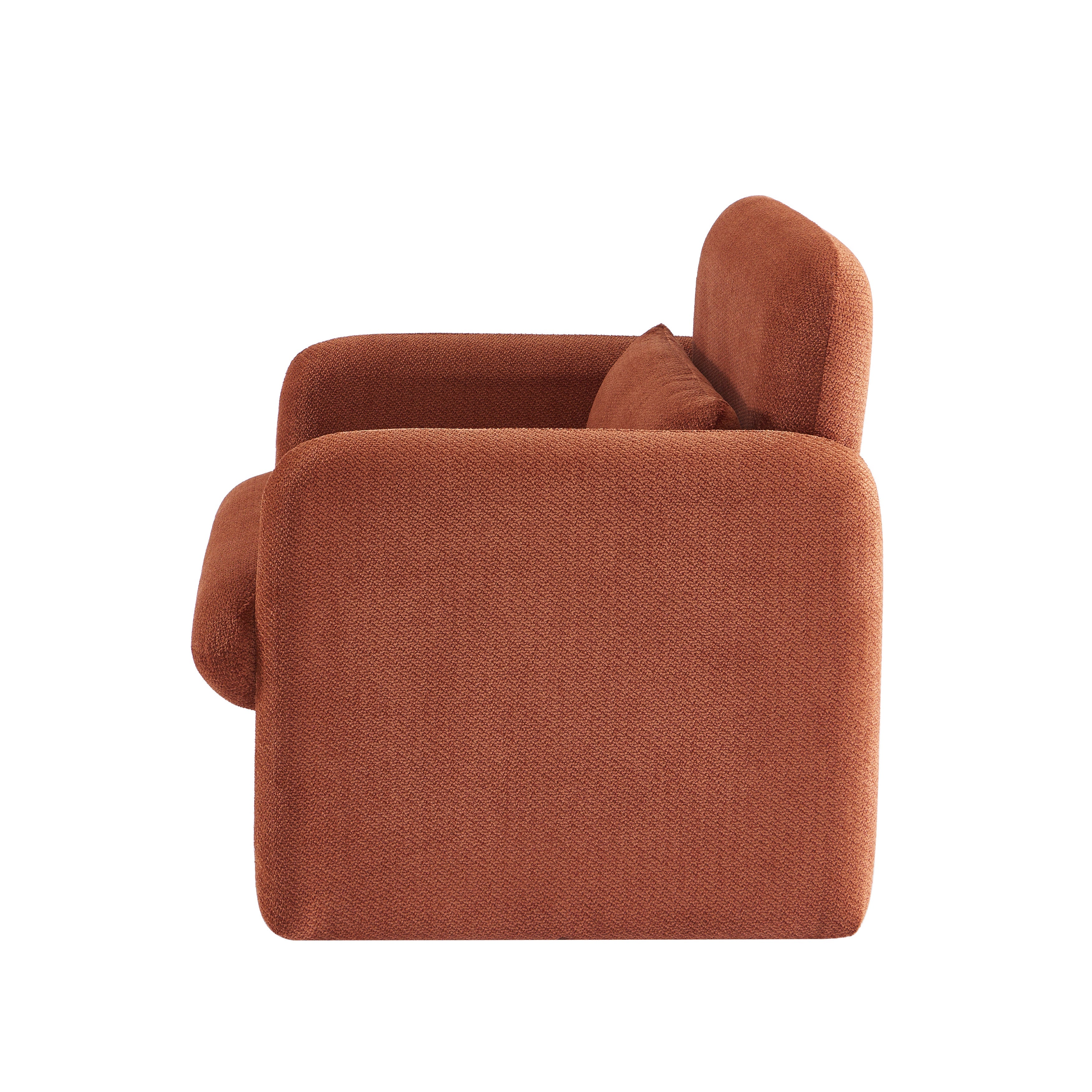 OMA Fabric Accent Armchair  - Terracota