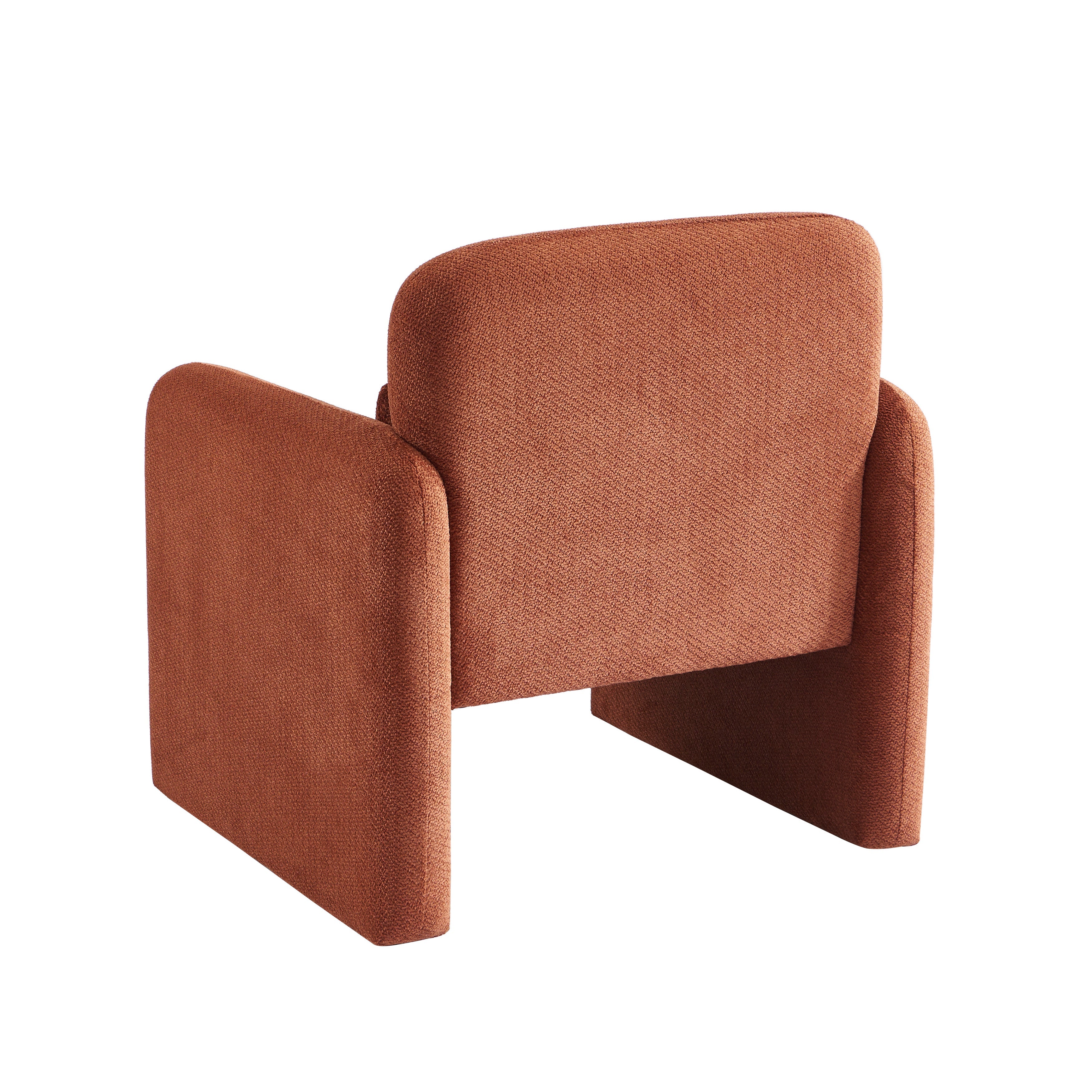 OMA Fabric Accent Armchair  - Terracota