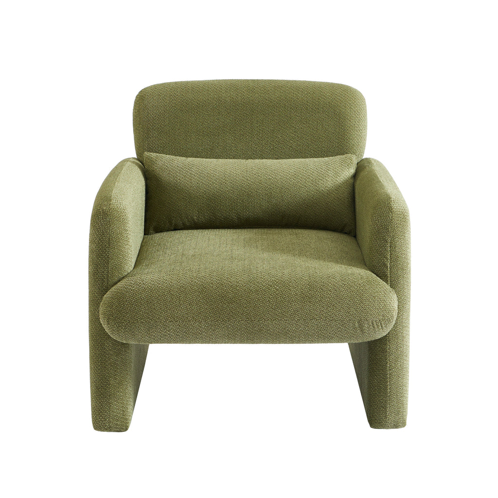 OMA Fabric Accent Armchair - Green