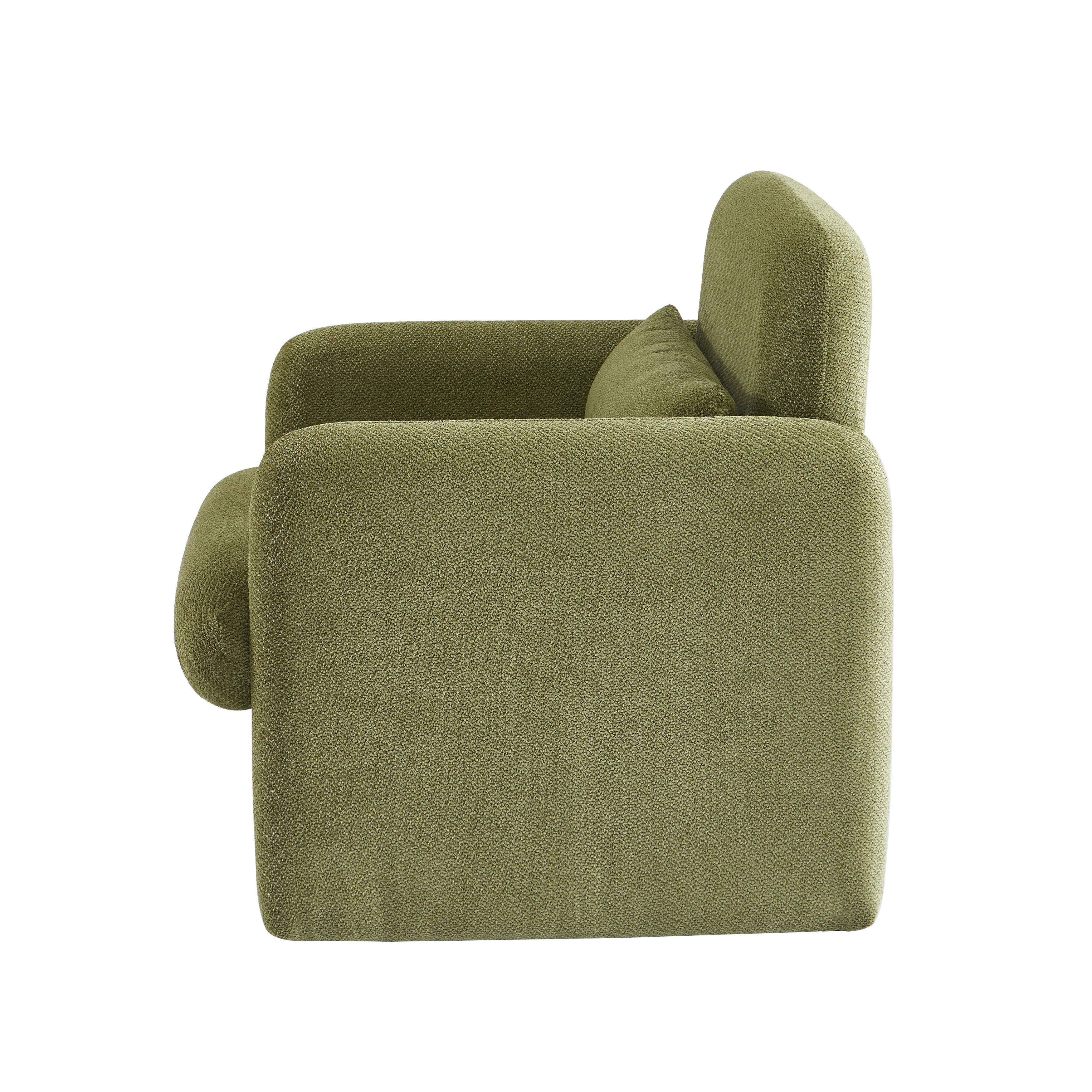 OMA Fabric Accent Armchair - Green