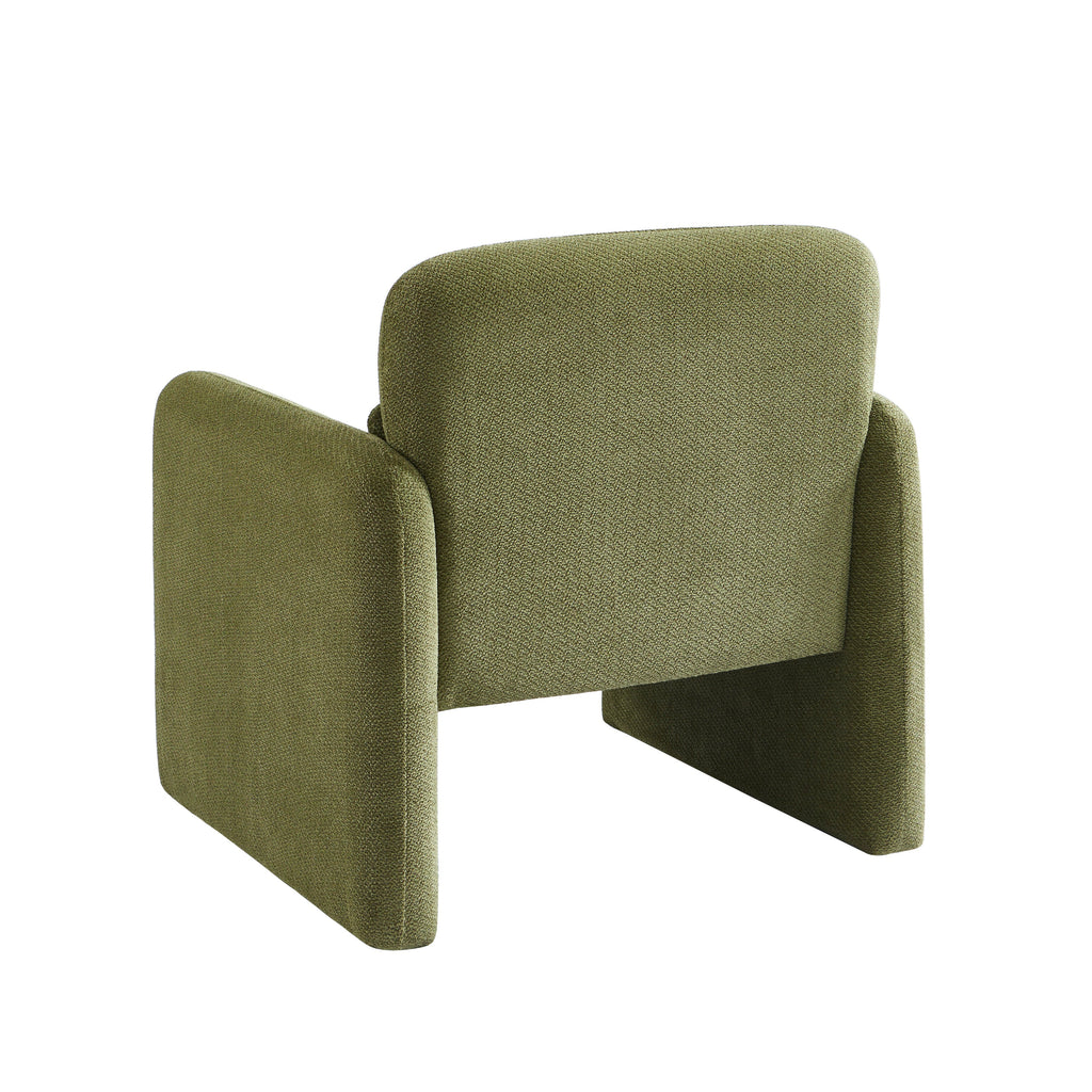 OMA Fabric Accent Armchair - Green