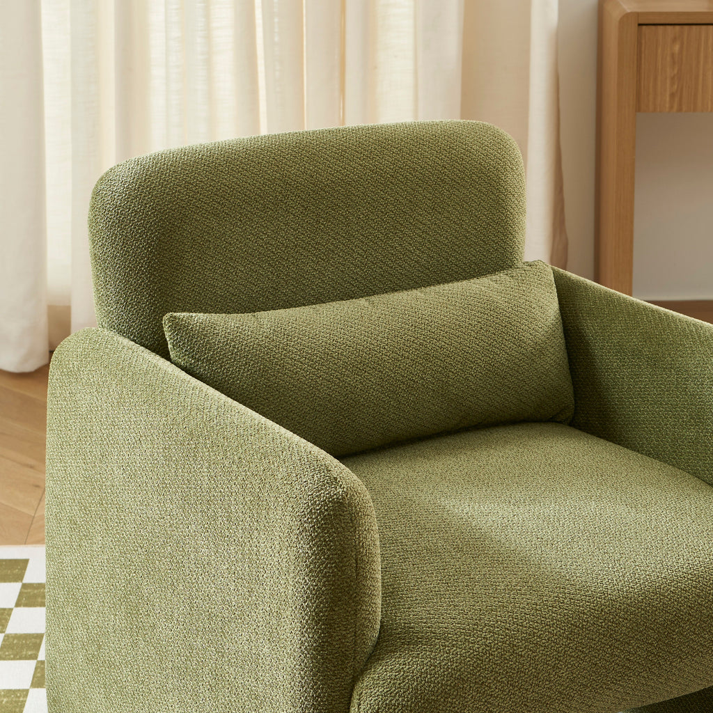 OMA Fabric Accent Armchair - Green
