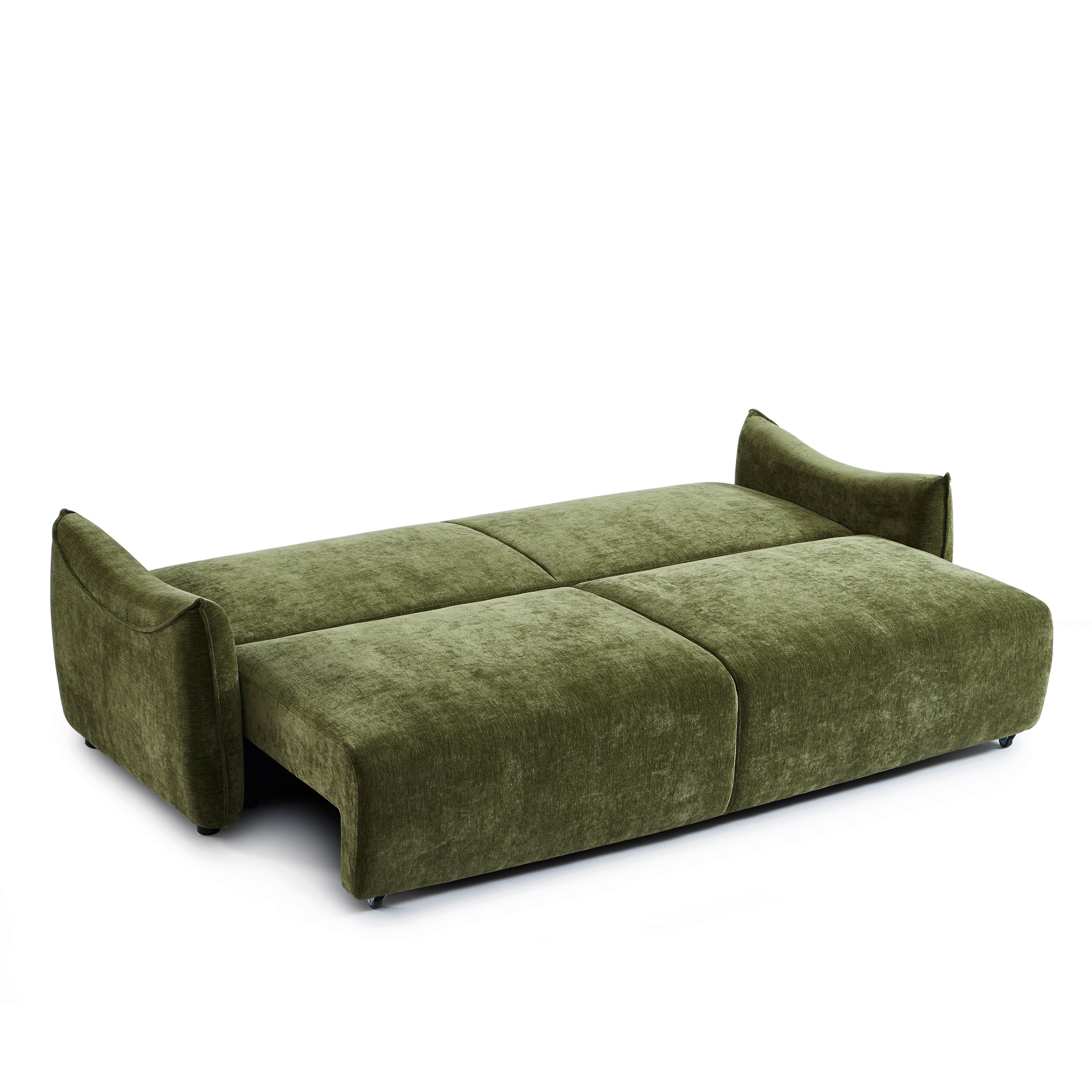 OPALINE Fabric Straight Sofa – Green