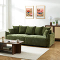 OPALINE Fabric Straight Sofa – Green