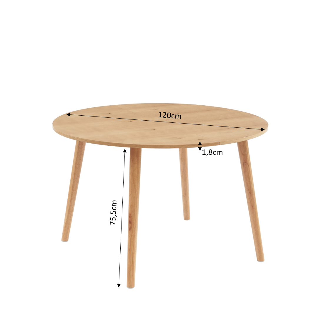 ORACLE Extendable Dining Table