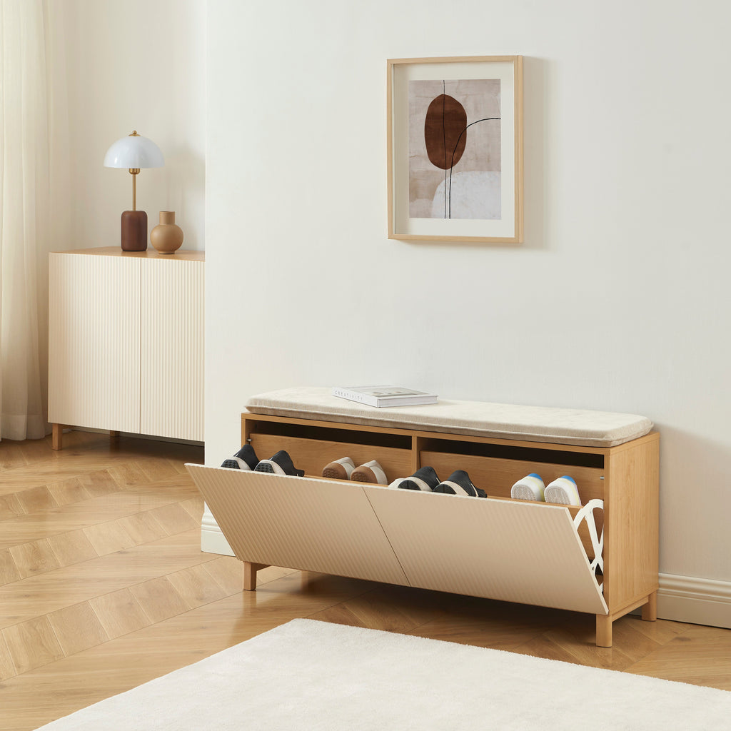 ORCA Shoe Storage Bench – Beige