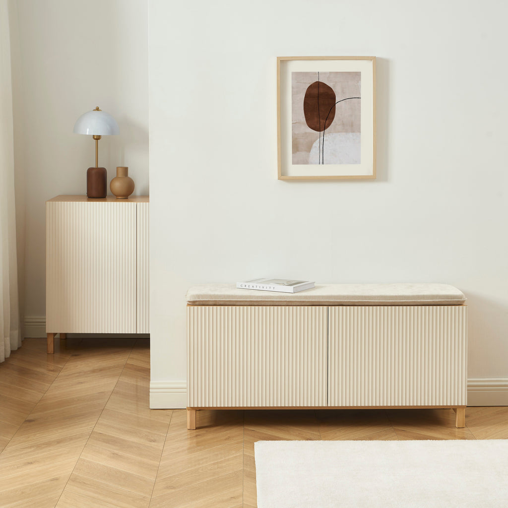 ORCA Shoe Storage Bench – Beige