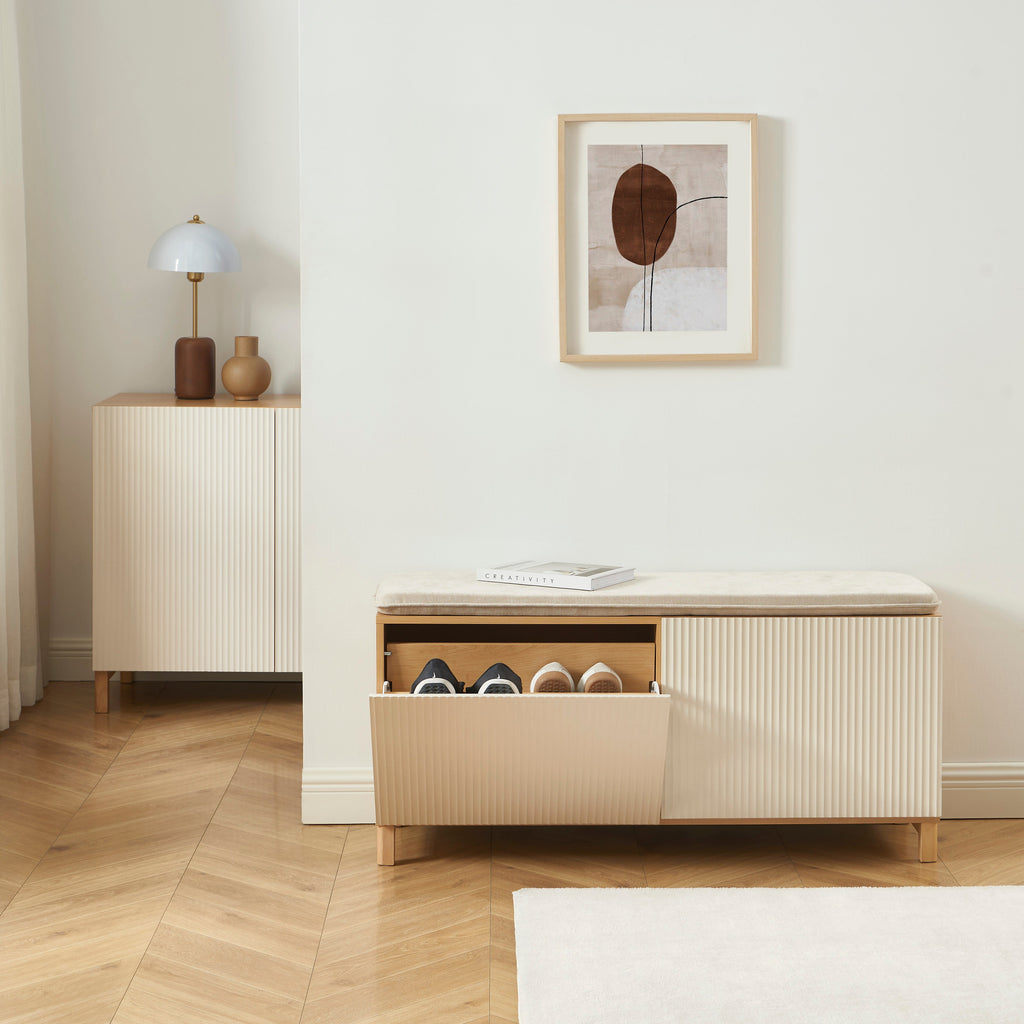 ORCA Shoe Storage Bench – Beige