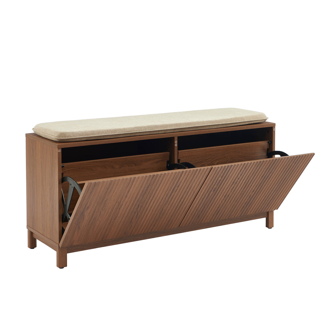 ORCA Shoe Storage Bench – Walnut