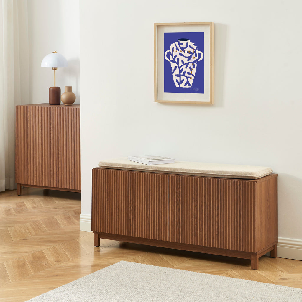ORCA Shoe Storage Bench – Walnut