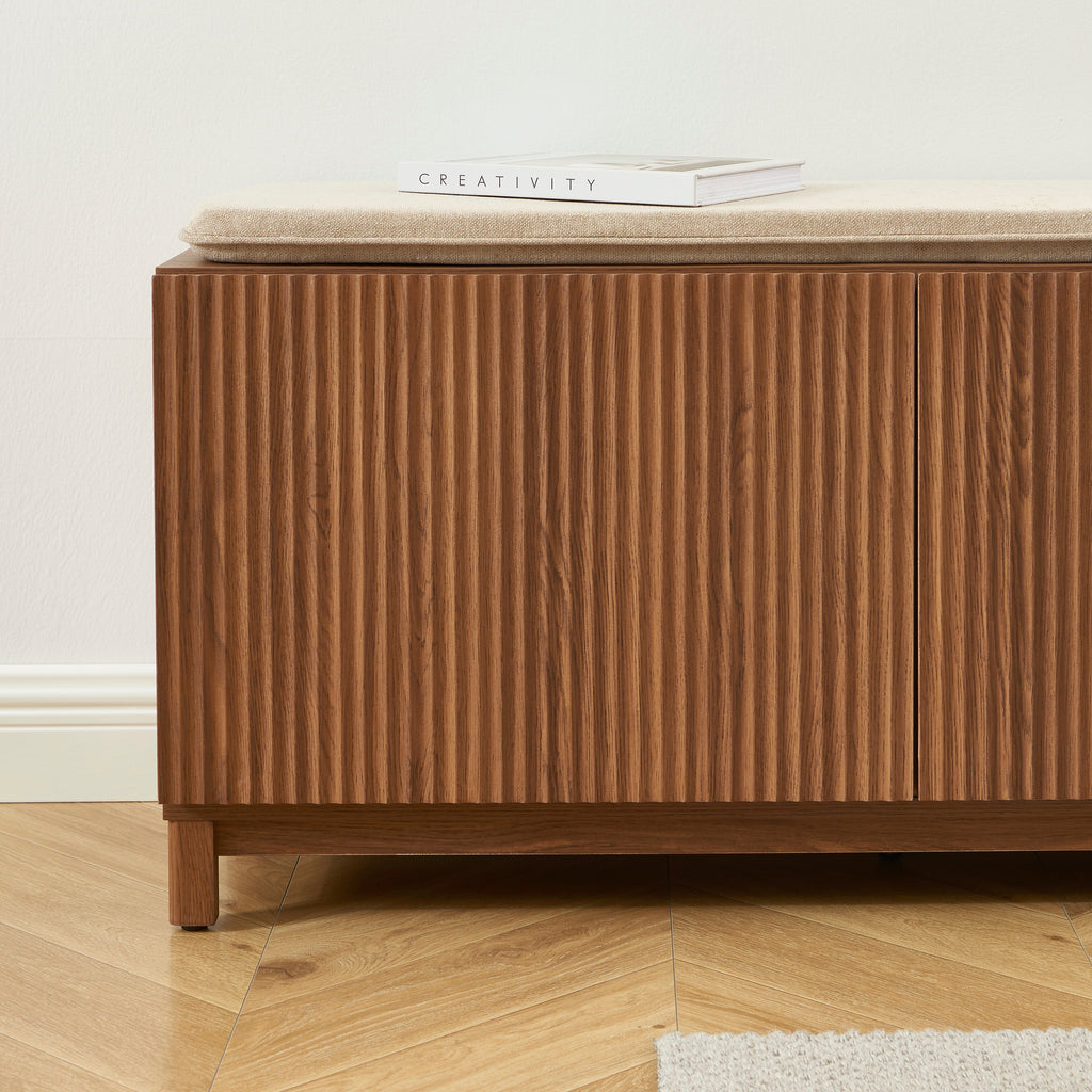 ORCA Shoe Storage Bench – Walnut