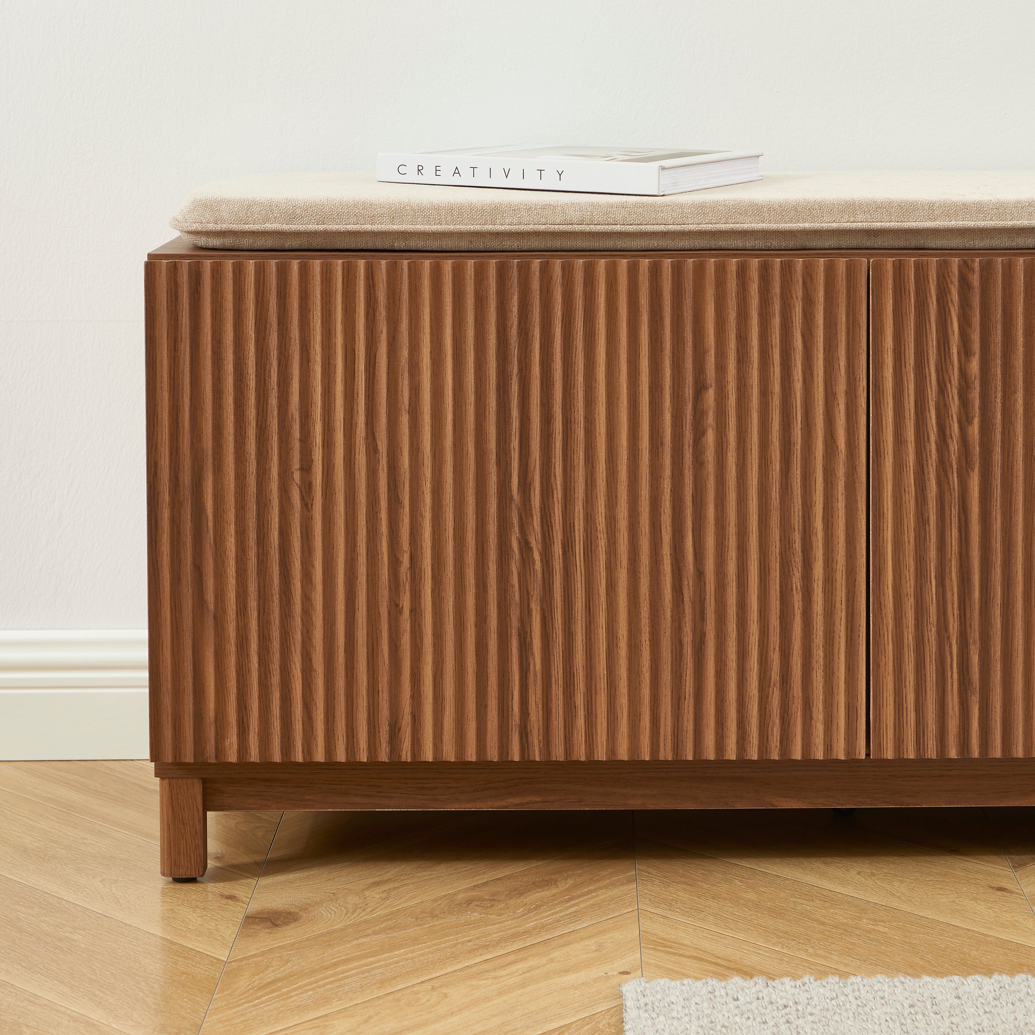 ORCA Shoe Storage Bench – Walnut