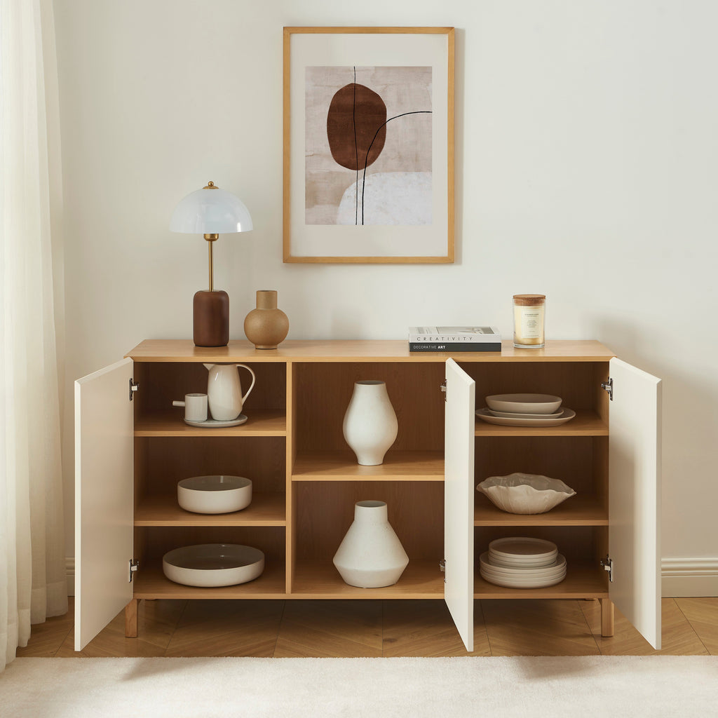 ORCA Highboard with Storage – Beige