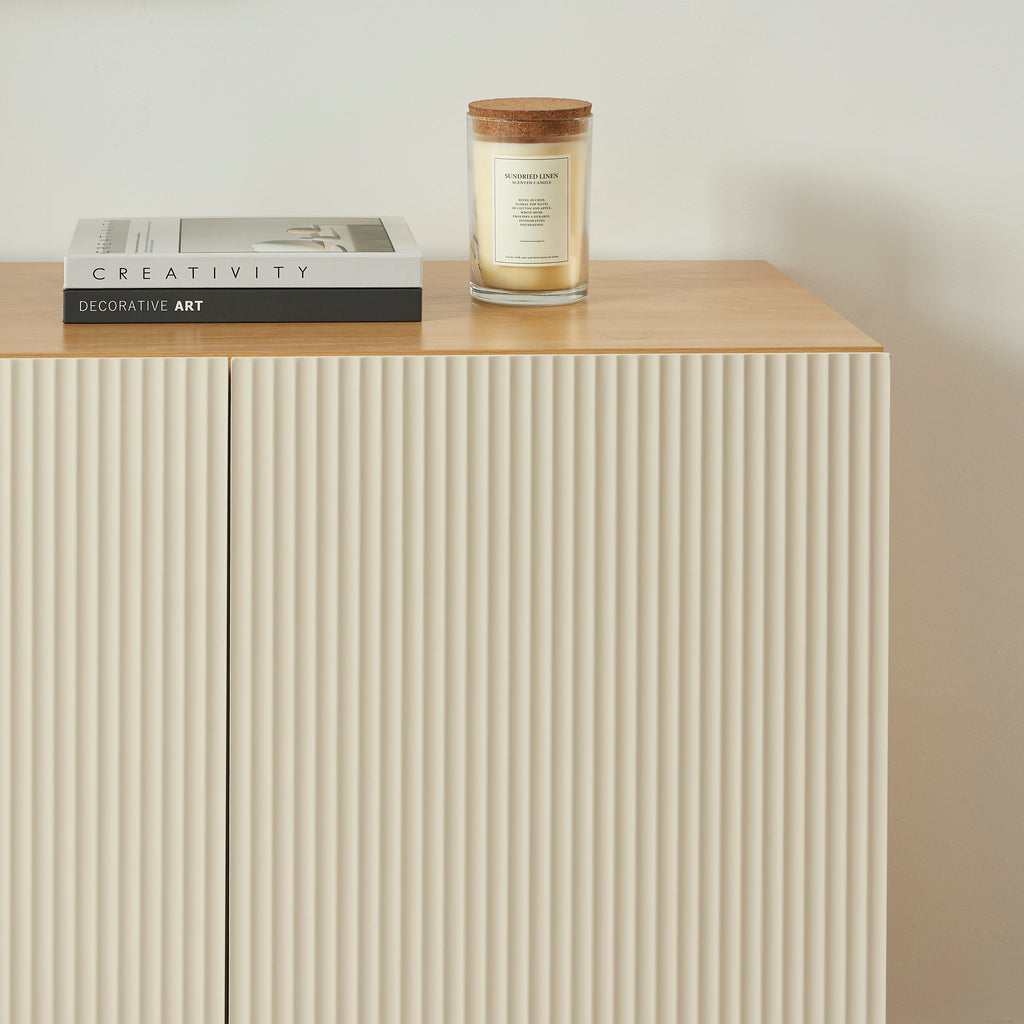 ORCA Highboard with Storage – Beige
