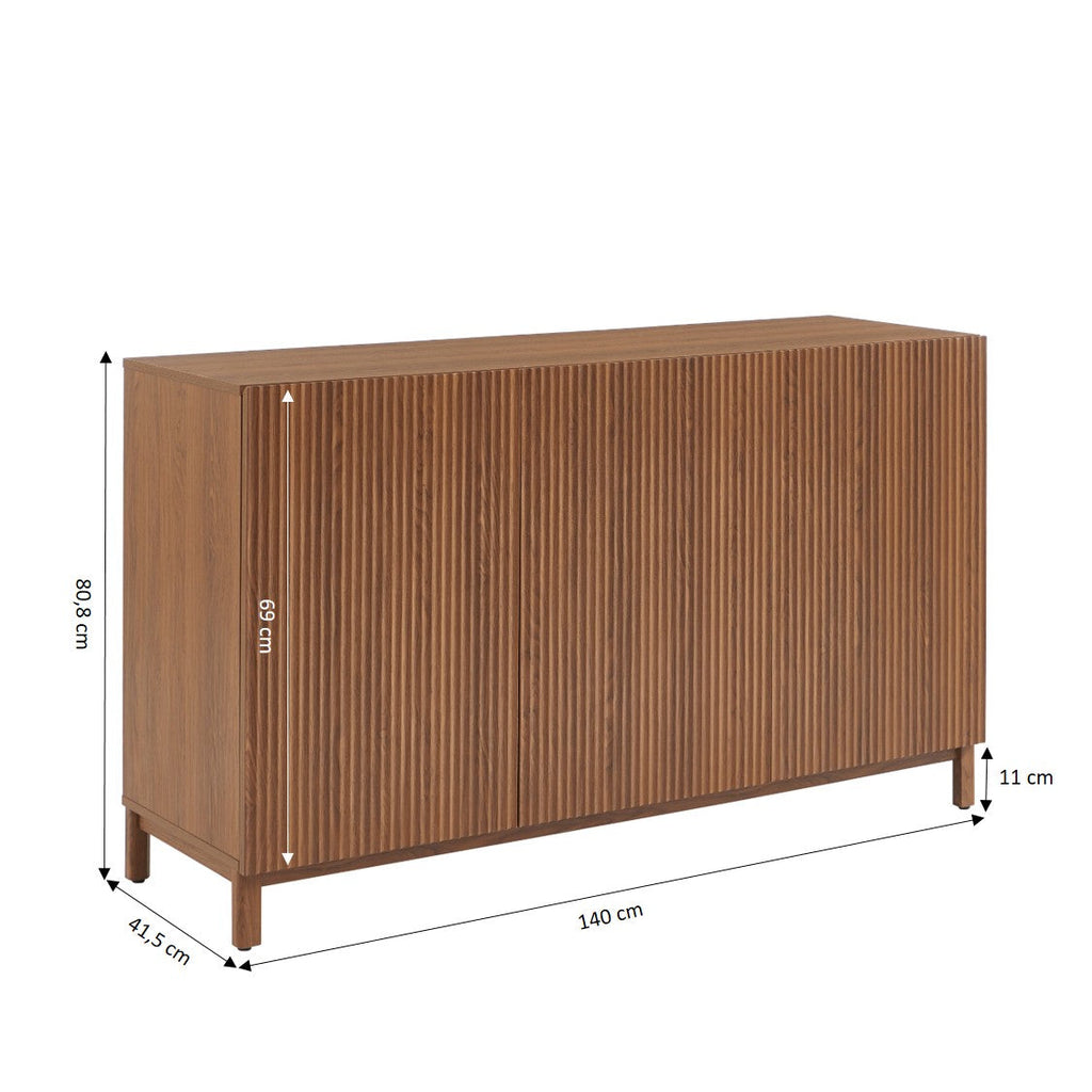 ORCA Highboard with Storage – Walnut
