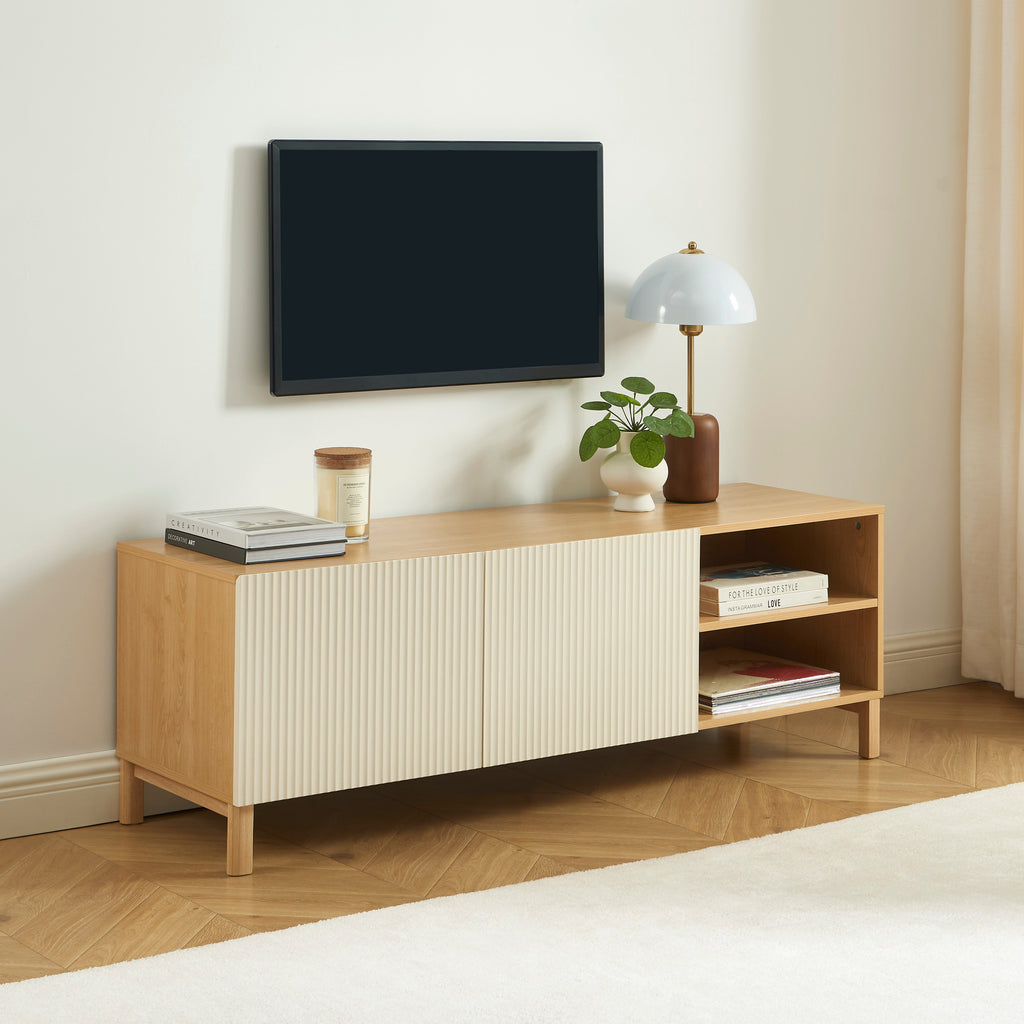 ORCA TV Stand with Storage – Beige