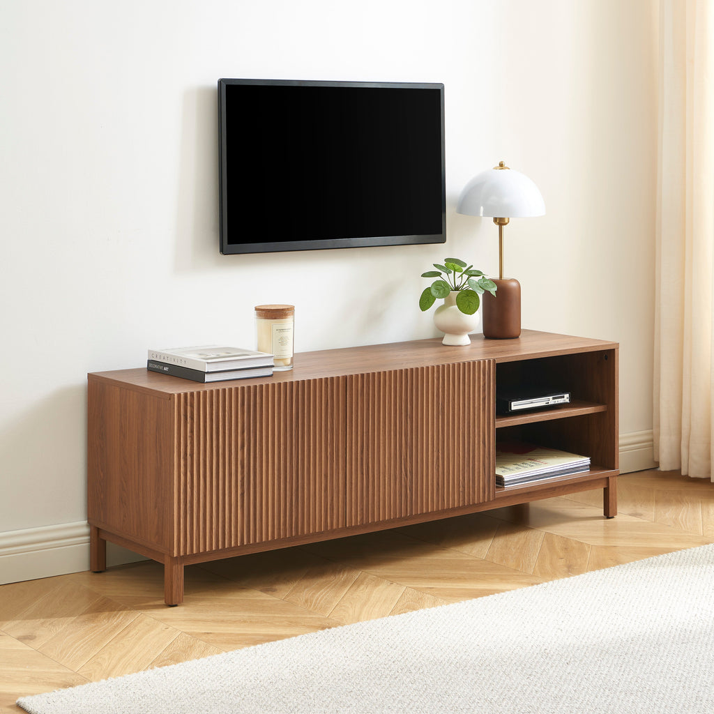 ORCA TV Stand with Storage – Walnut