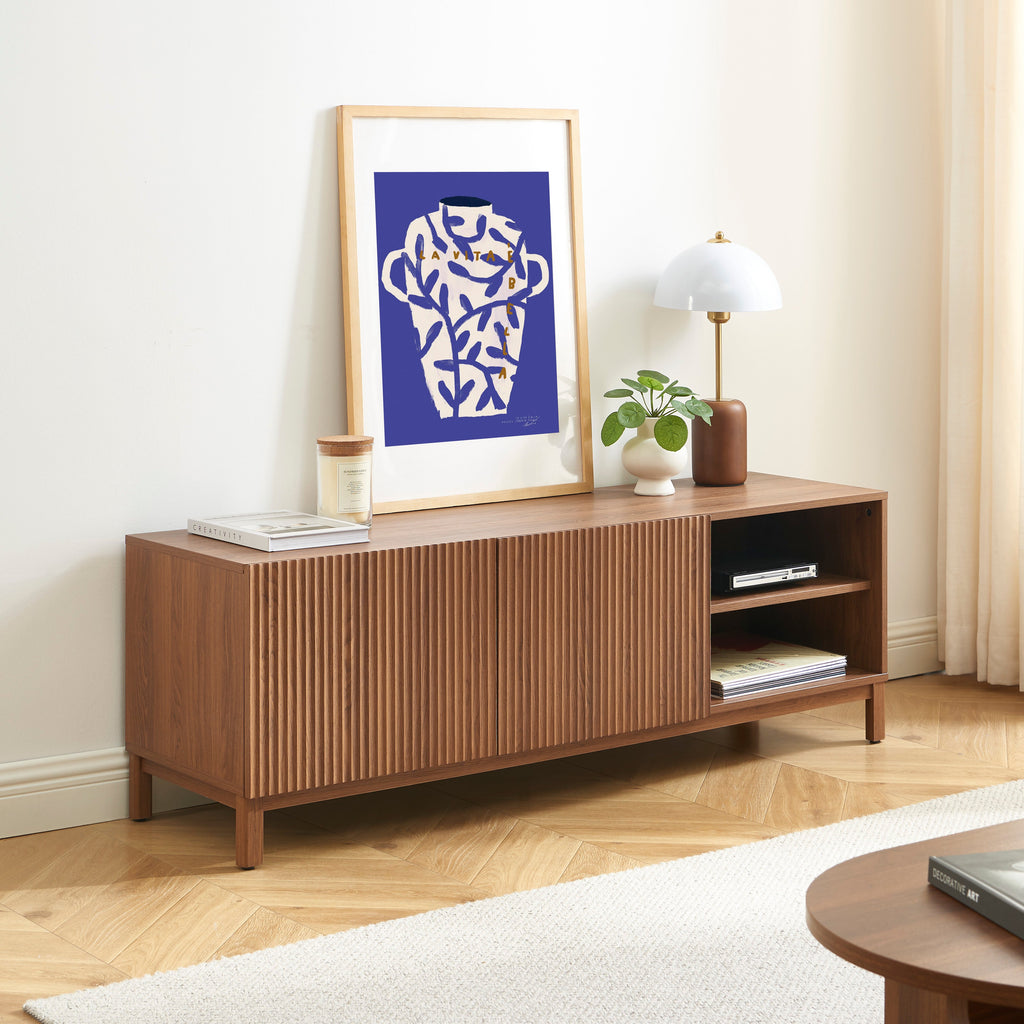 ORCA TV Stand with Storage – Walnut