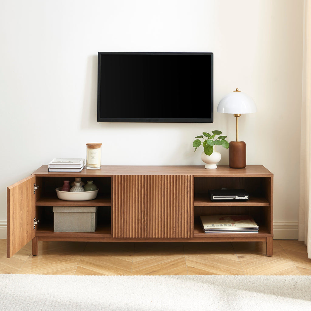 ORCA TV Stand with Storage – Walnut