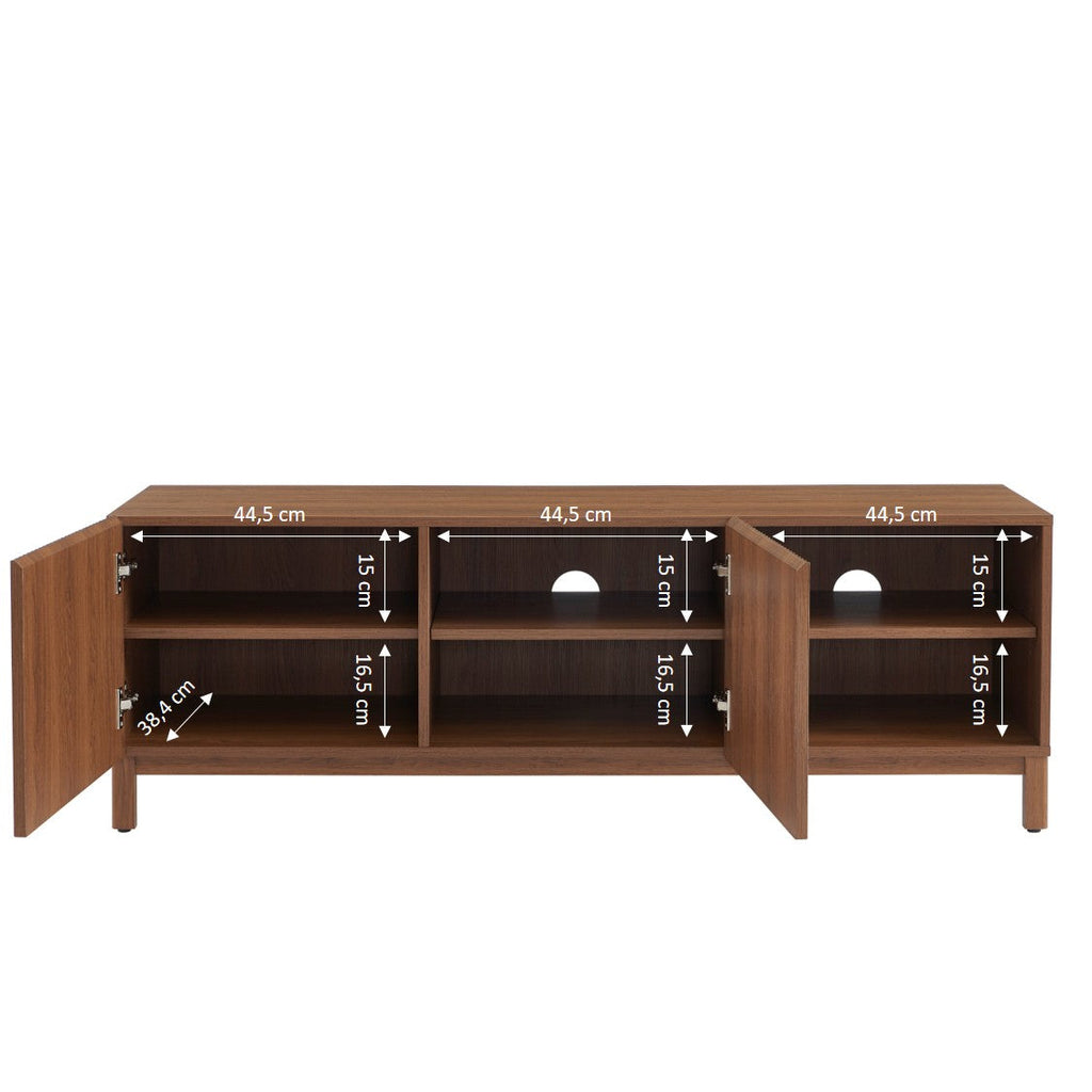 ORCA TV Stand with Storage – Walnut