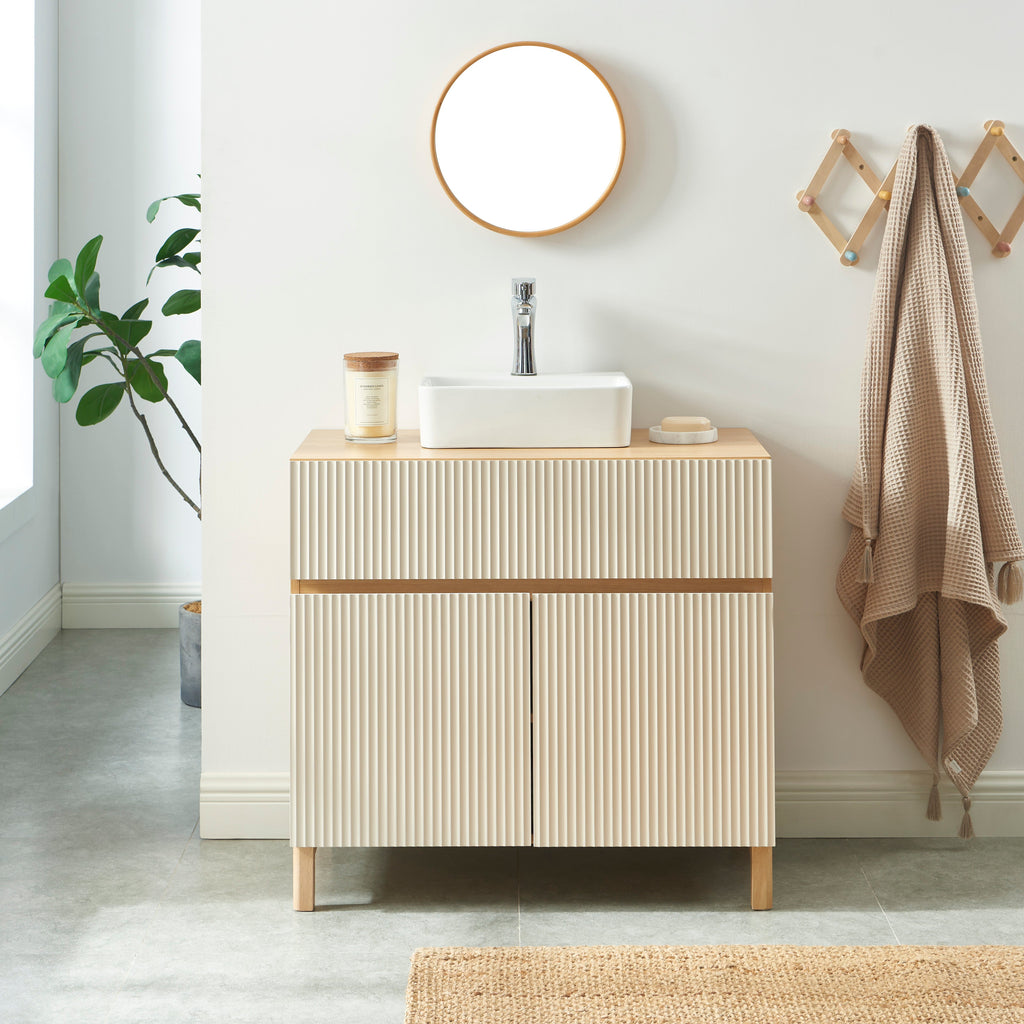 ORCA Under-Sink Bathroom Cabinet – Beige