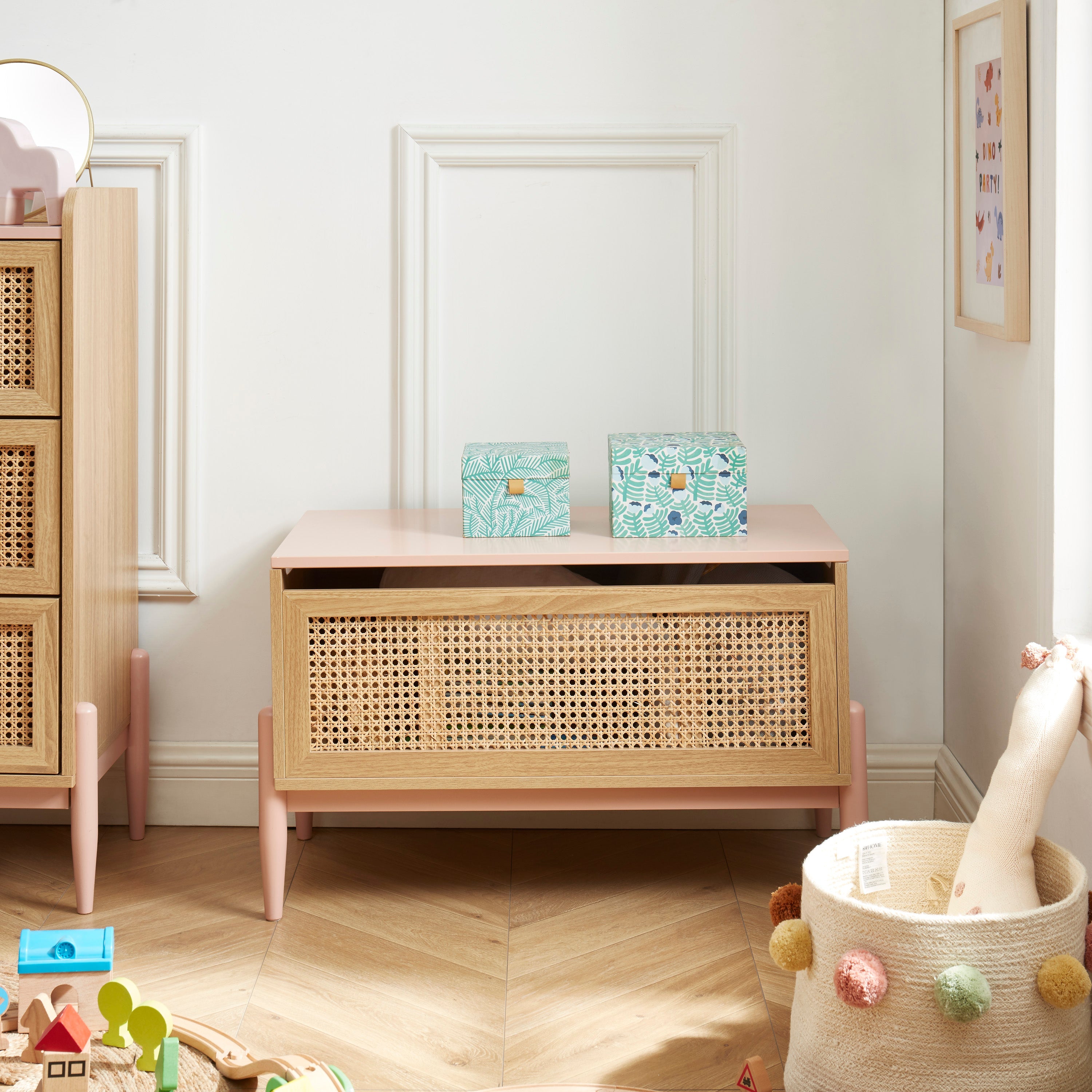PABLO Kids Toy Storage Chest – Pink