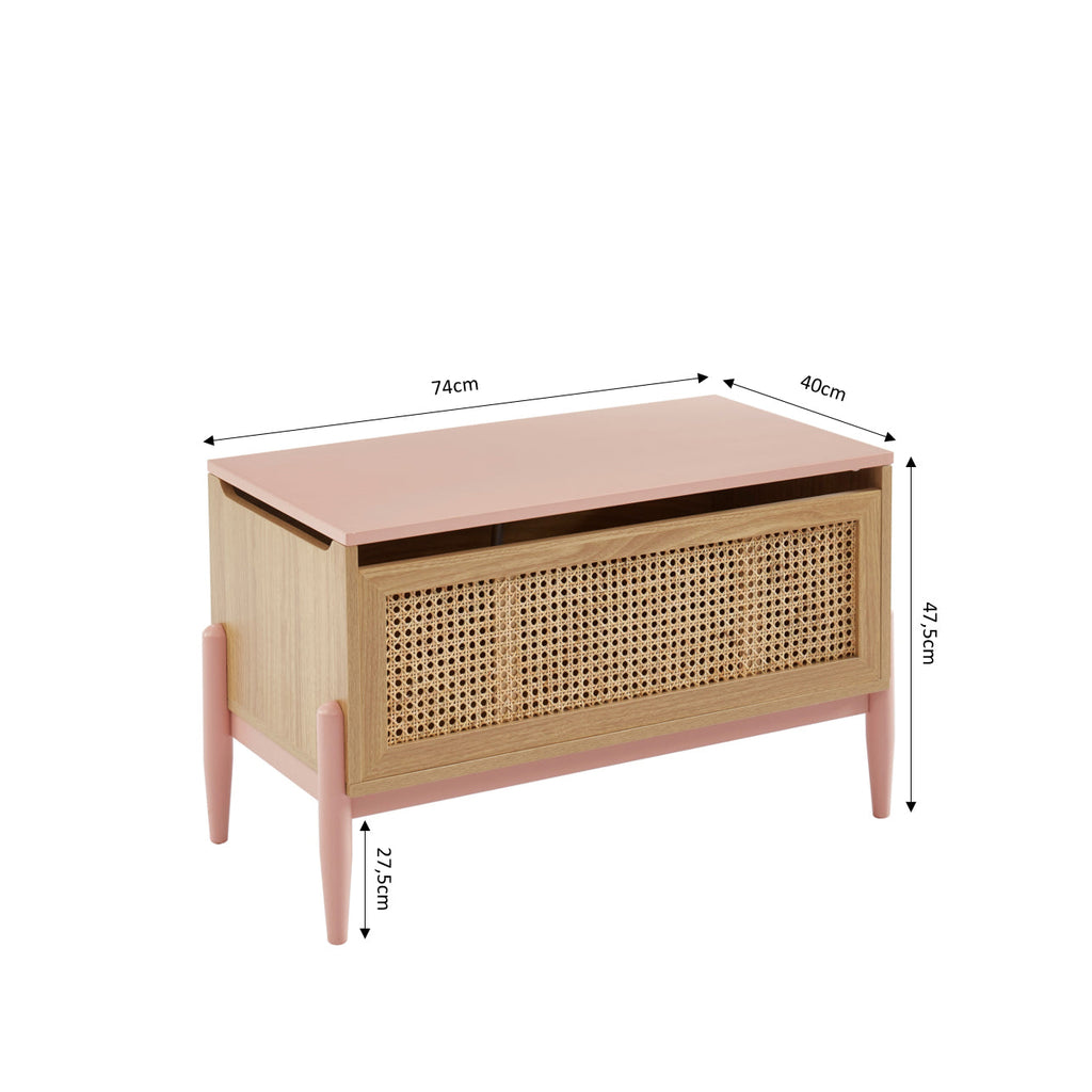 PABLO Kids Toy Storage Chest – Pink