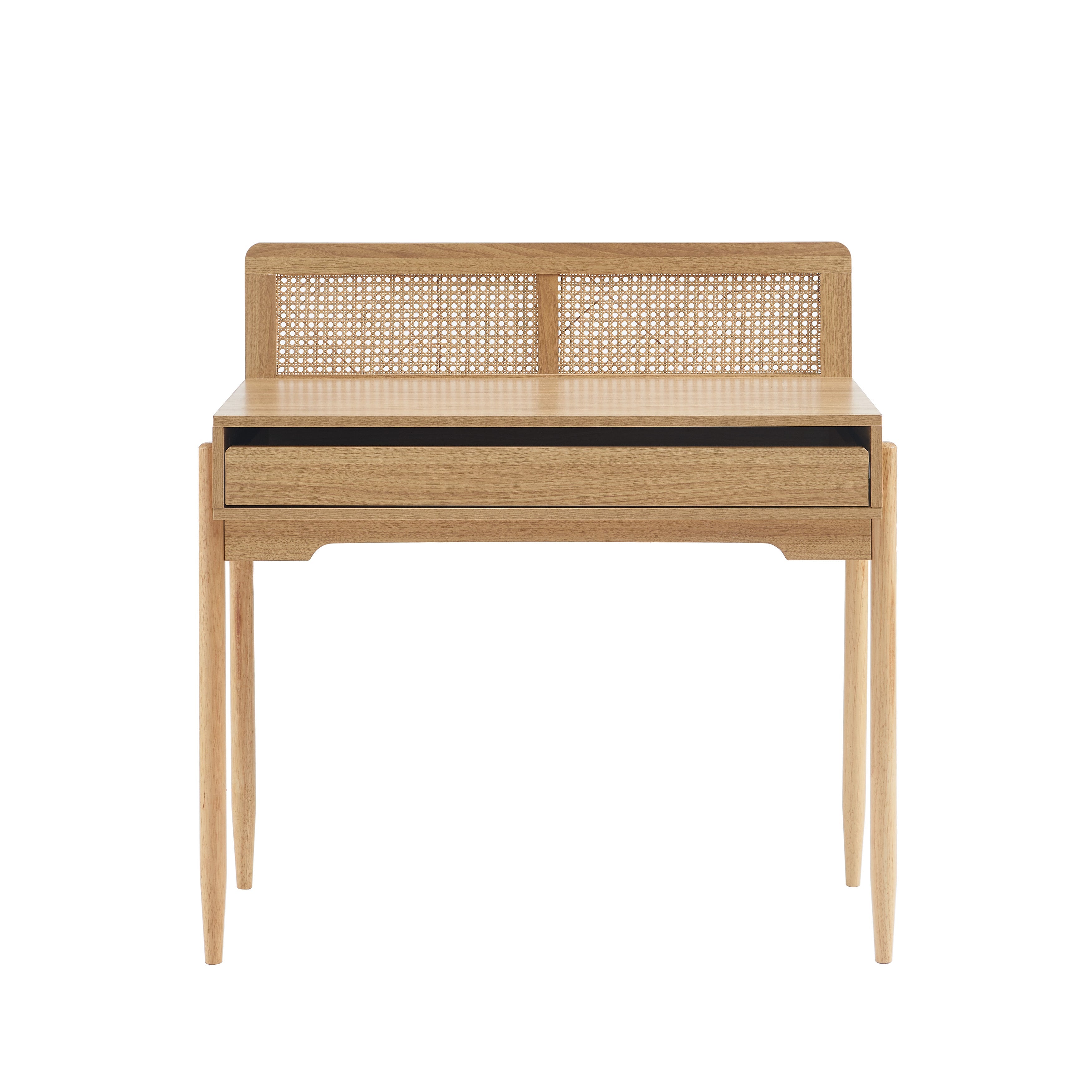 PABLO Kids Desk with Rattan Cane Detailing