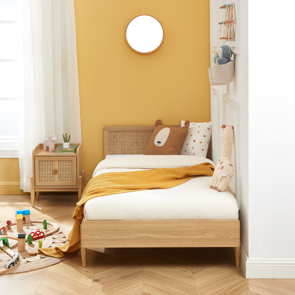PABLO Kids Bed 35" x 75" - Light Wood