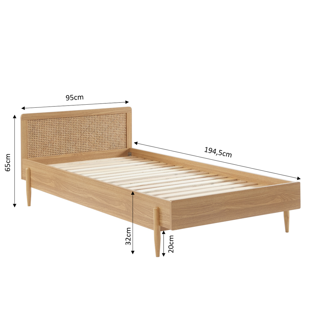 PABLO Storage Bed 90x190cm