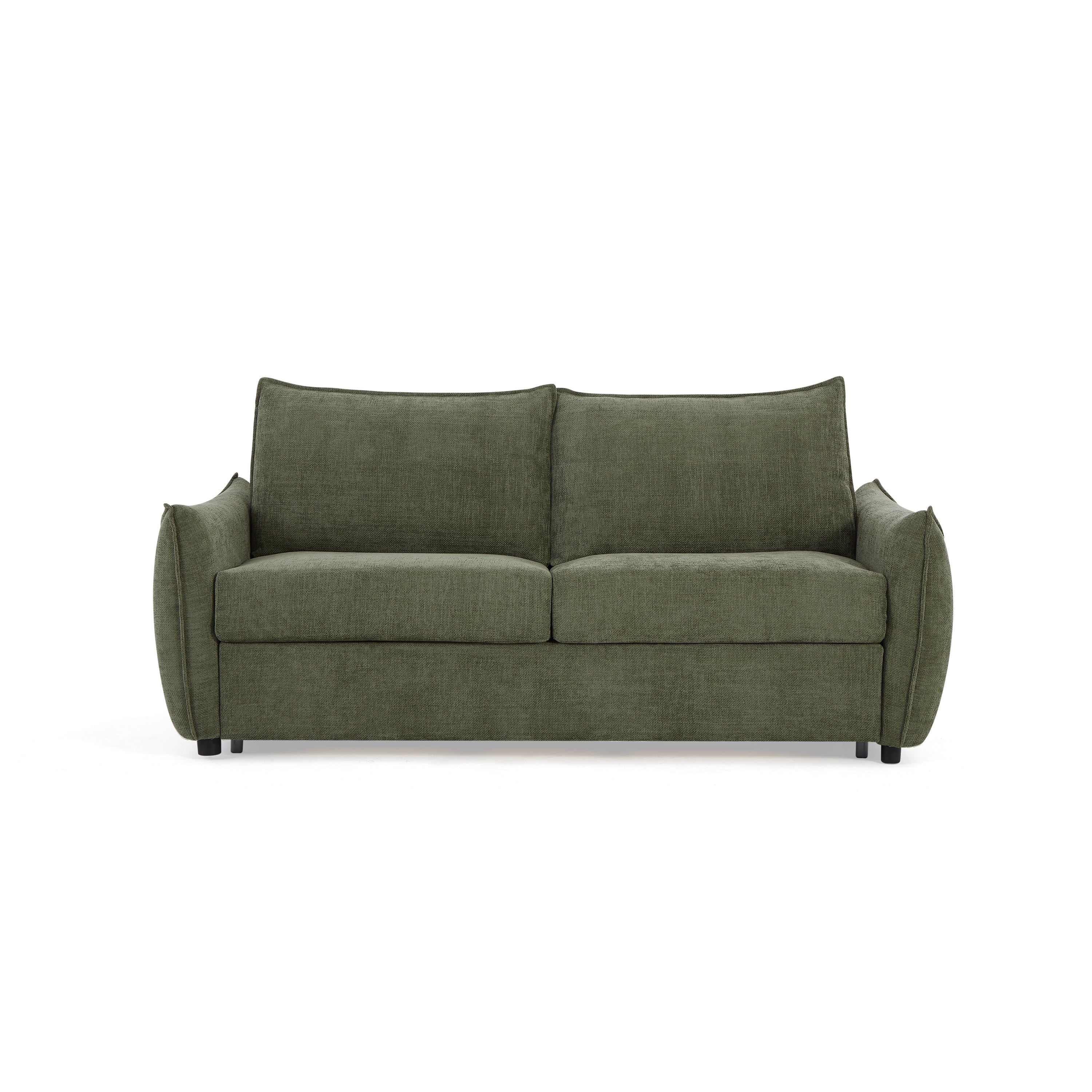 Sofa droit Convertible express PALLA 3 places Fabric chenille Beige