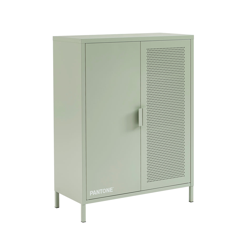 PANTONE® Metal Sideboard – Almond green