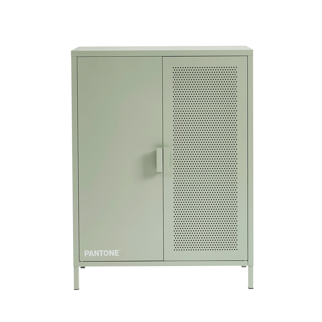 PANTONE® Metal Sideboard – Almond green