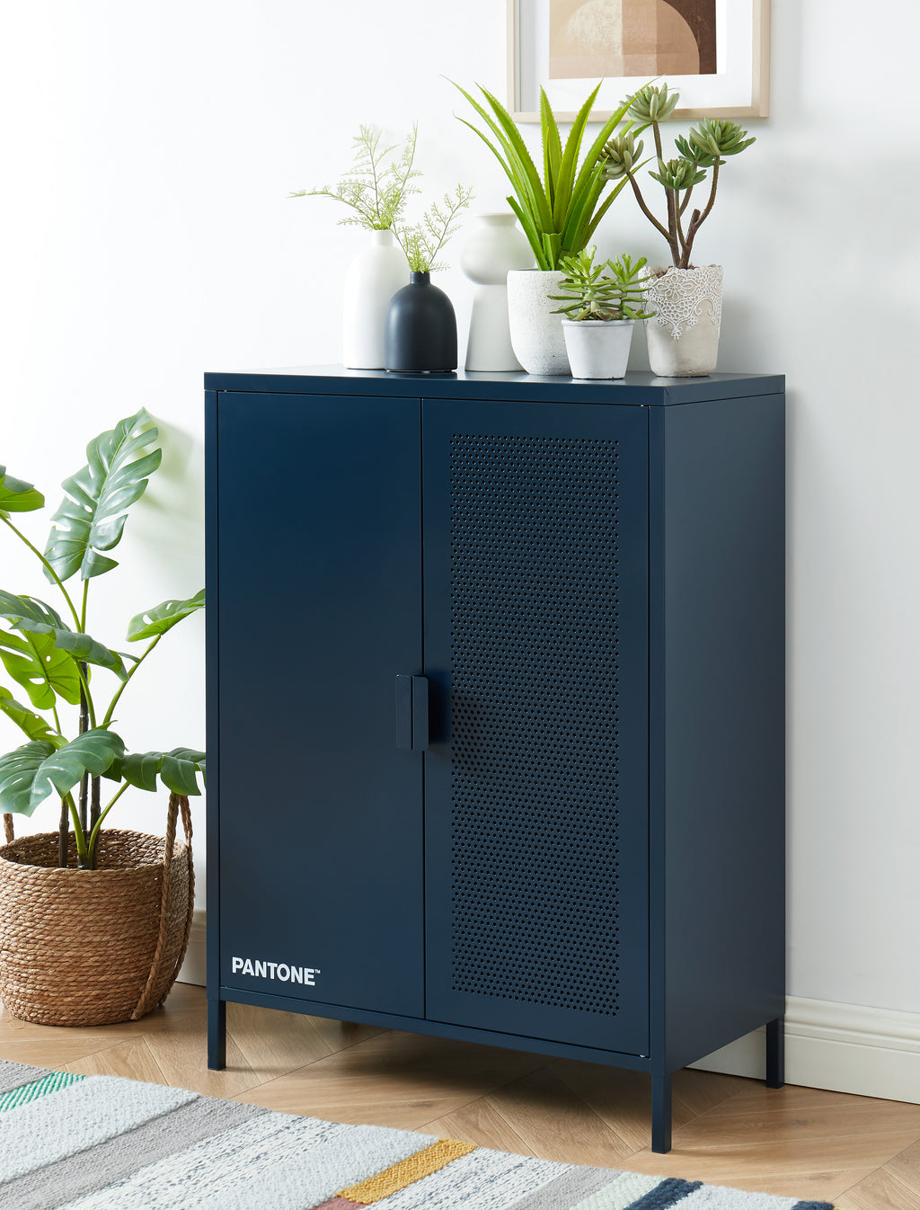 PANTONE® Metal Sideboard – Midnight blue