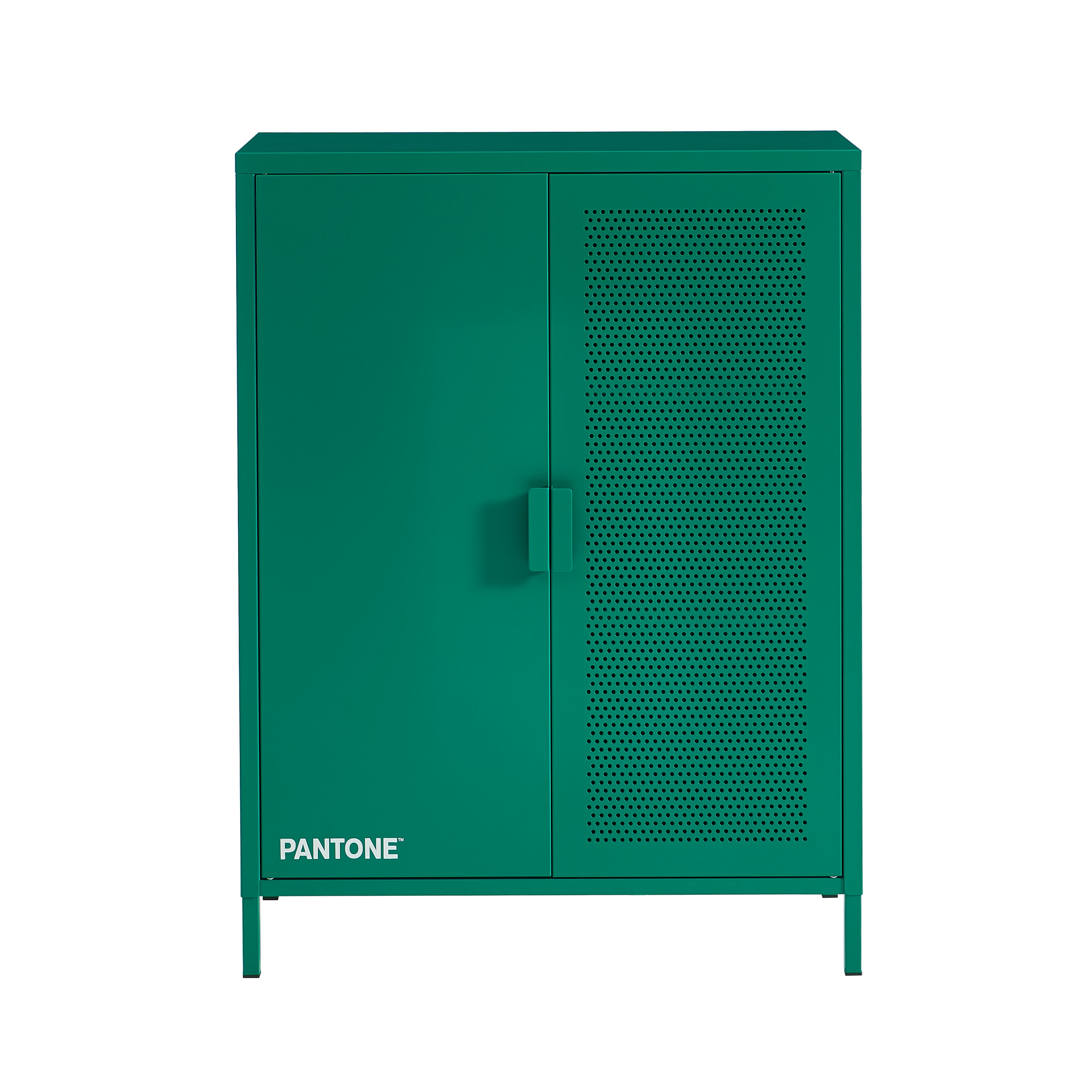 PANTONE® Metal Sideboard – Emerald green