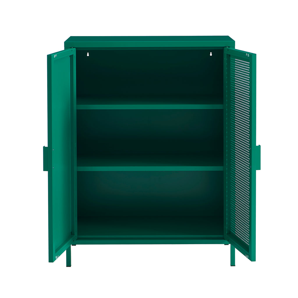 PANTONE® Metal Sideboard – Emerald green
