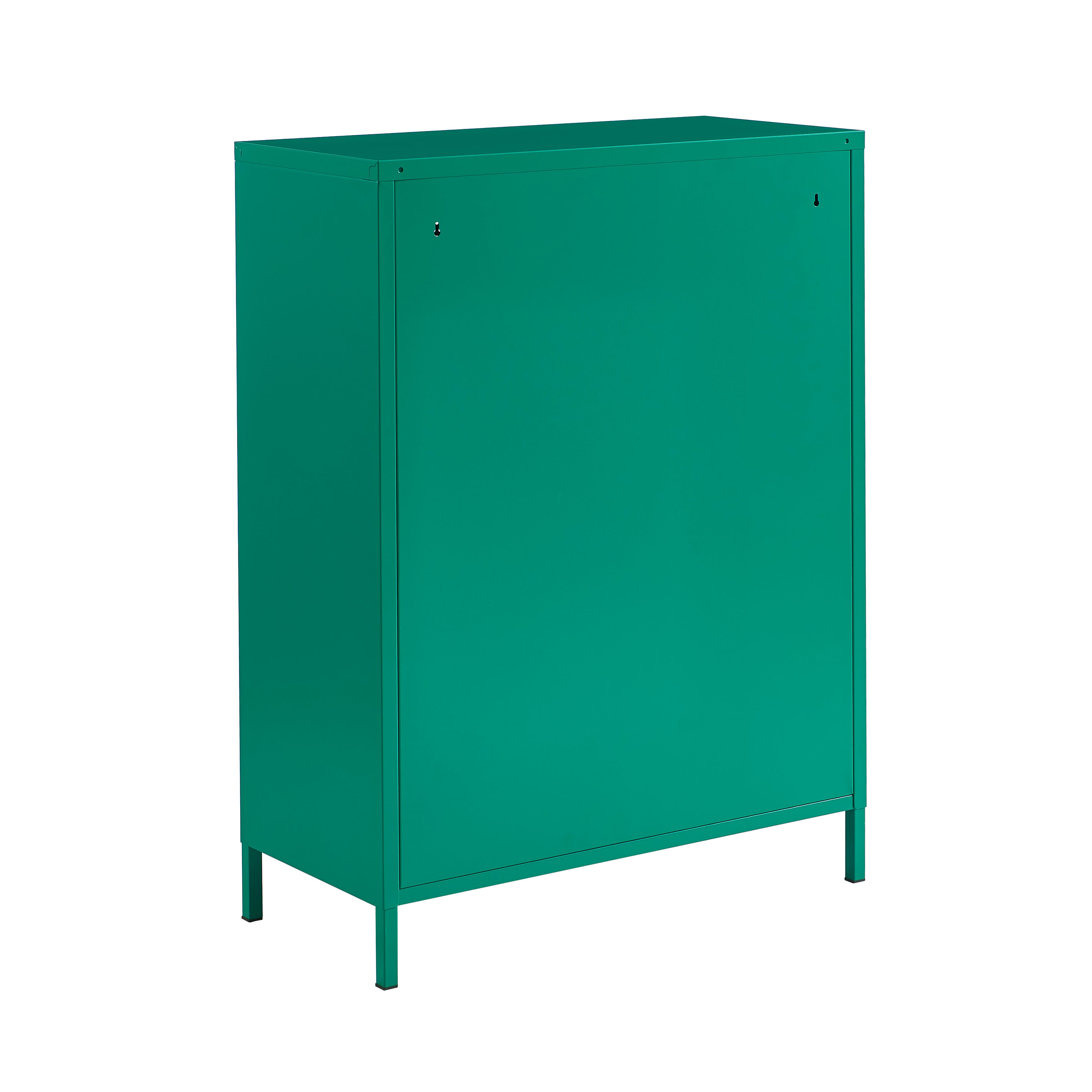 PANTONE® Metal Sideboard – Emerald green