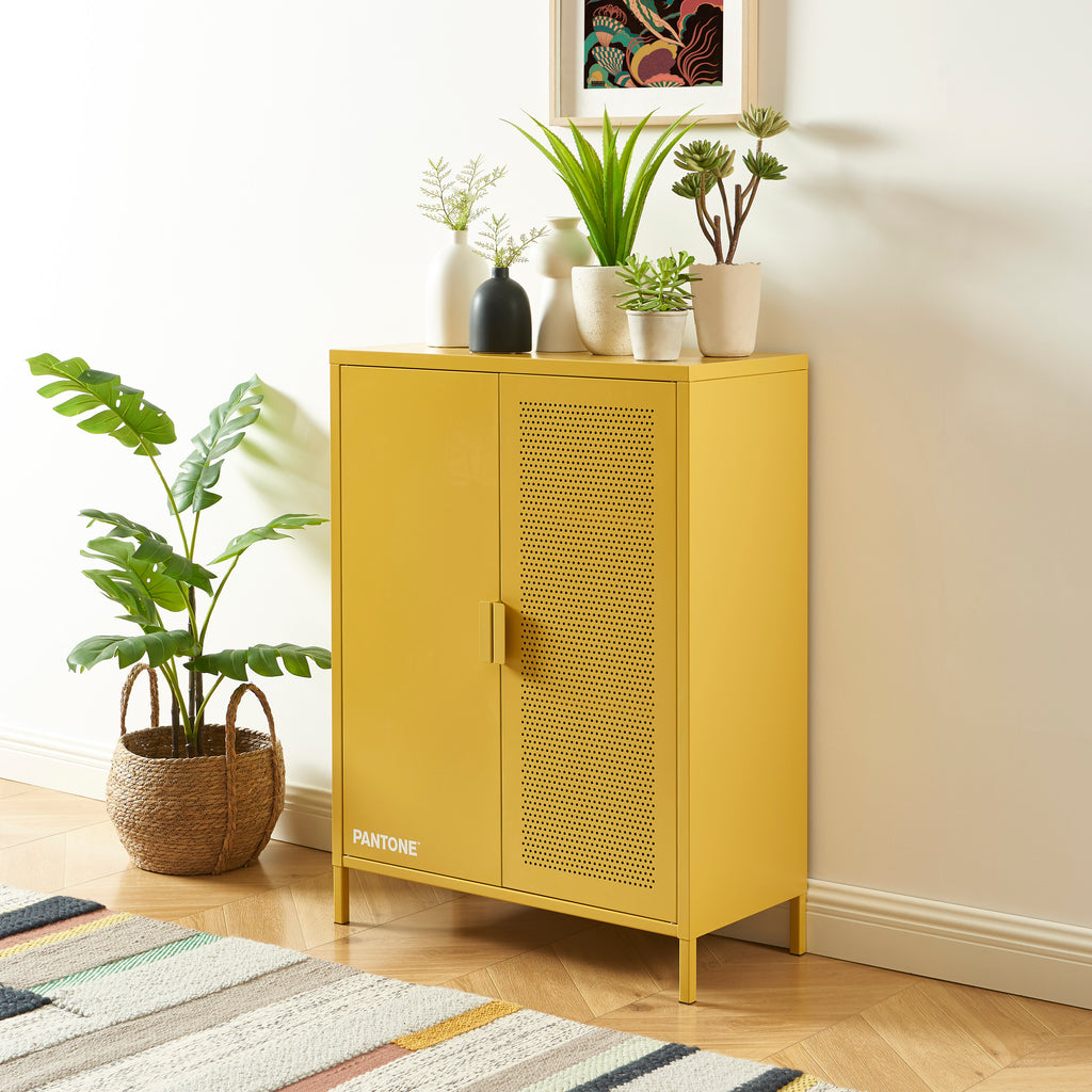 PANTONE® Metal Sideboard – Mustard