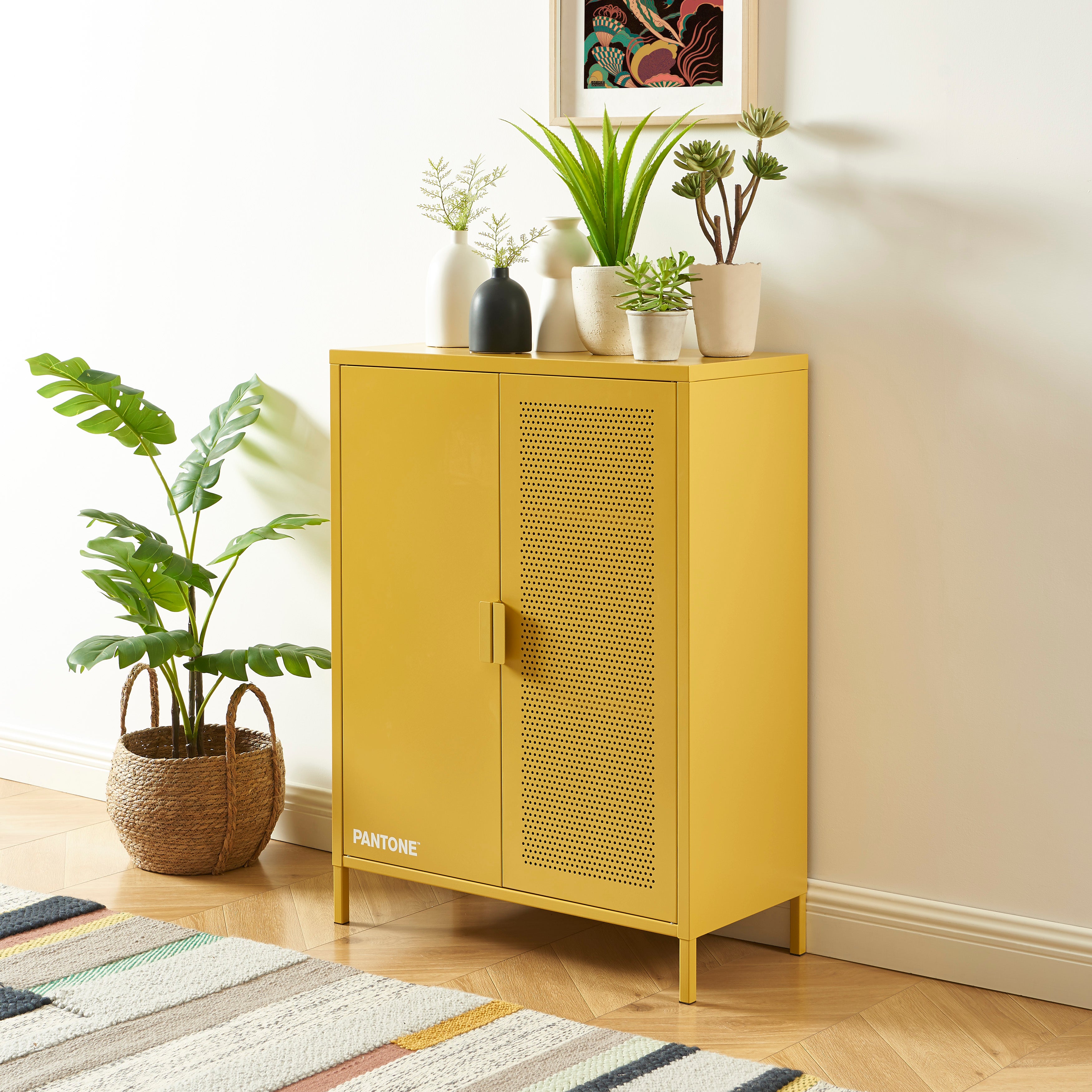 PANTONE® Metal Sideboard – Mustard