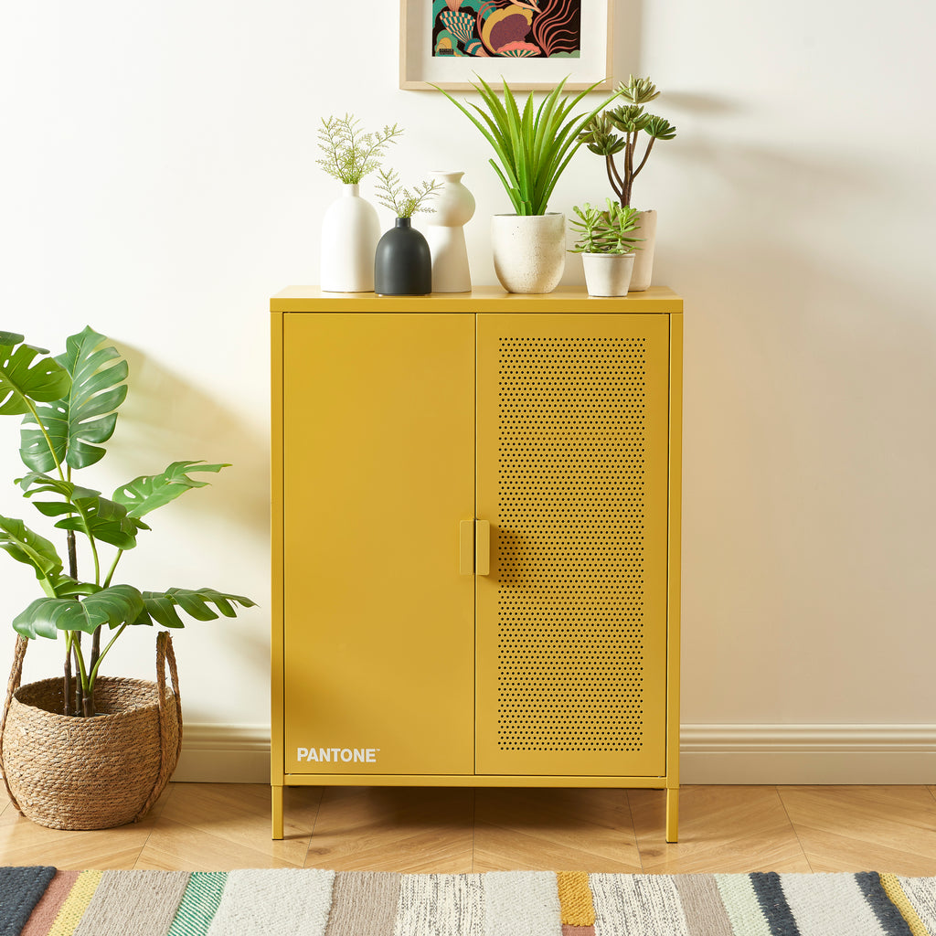 PANTONE® Metal Sideboard – Mustard