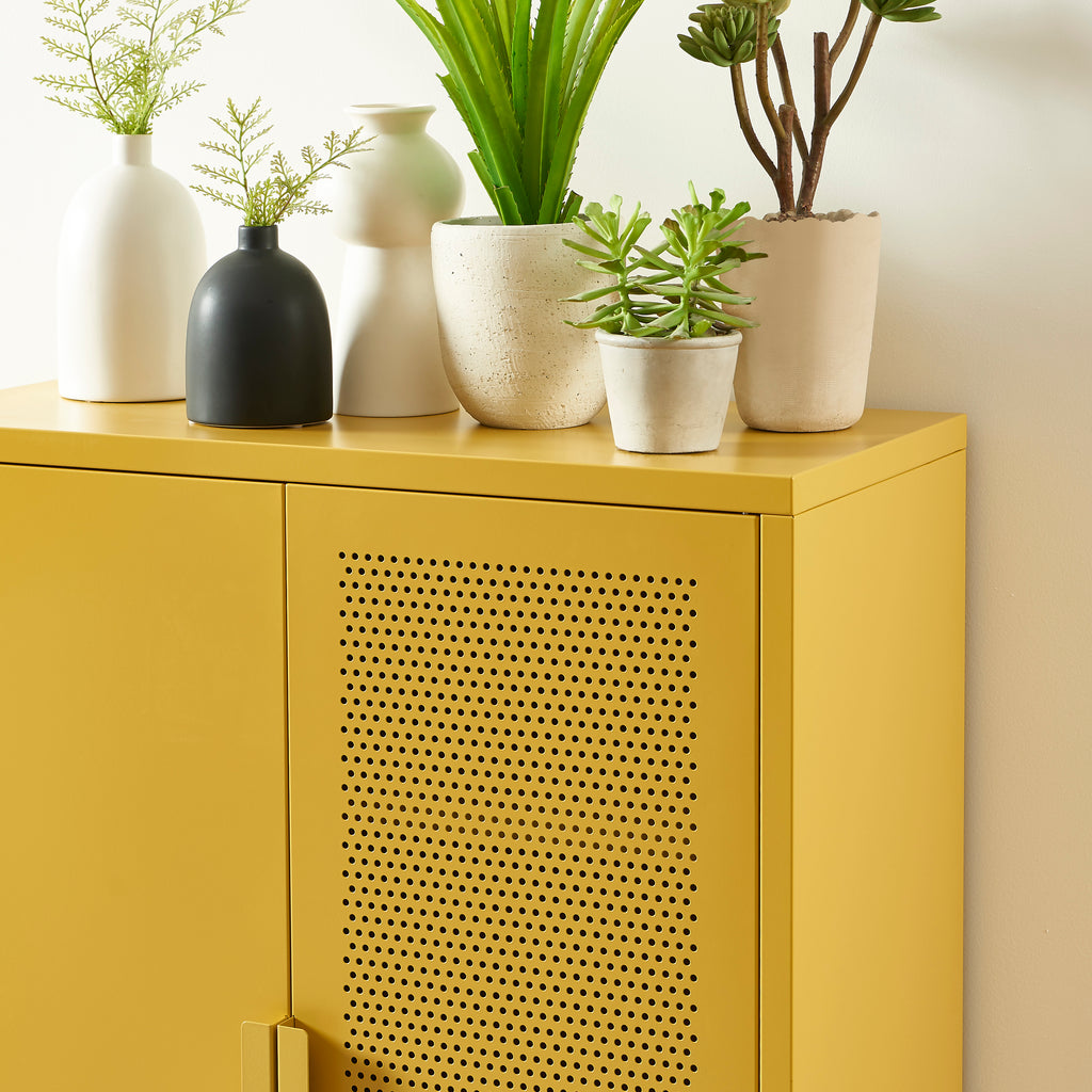 PANTONE® Metal Sideboard – Mustard