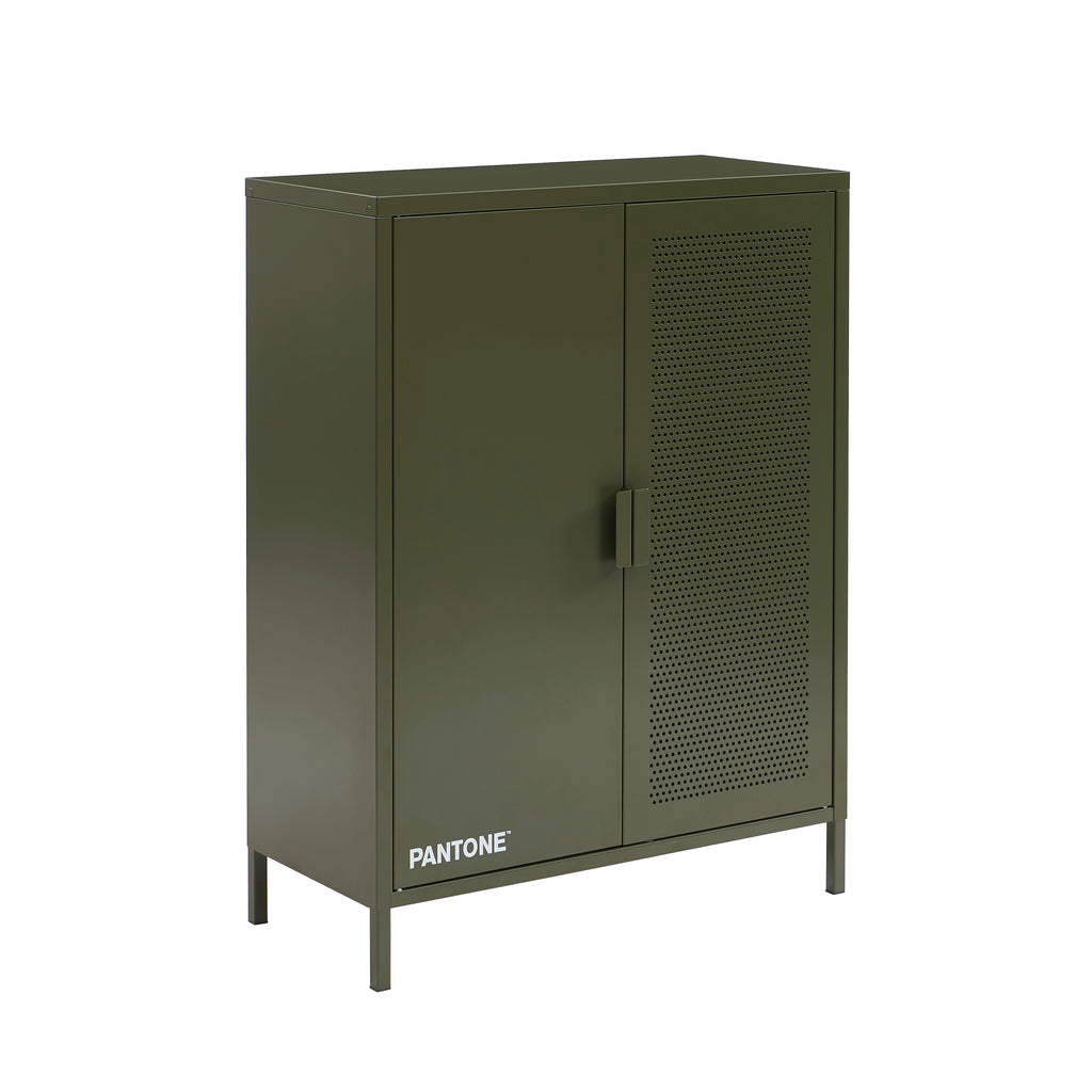 PANTONE® Metal Sideboard – Olive green