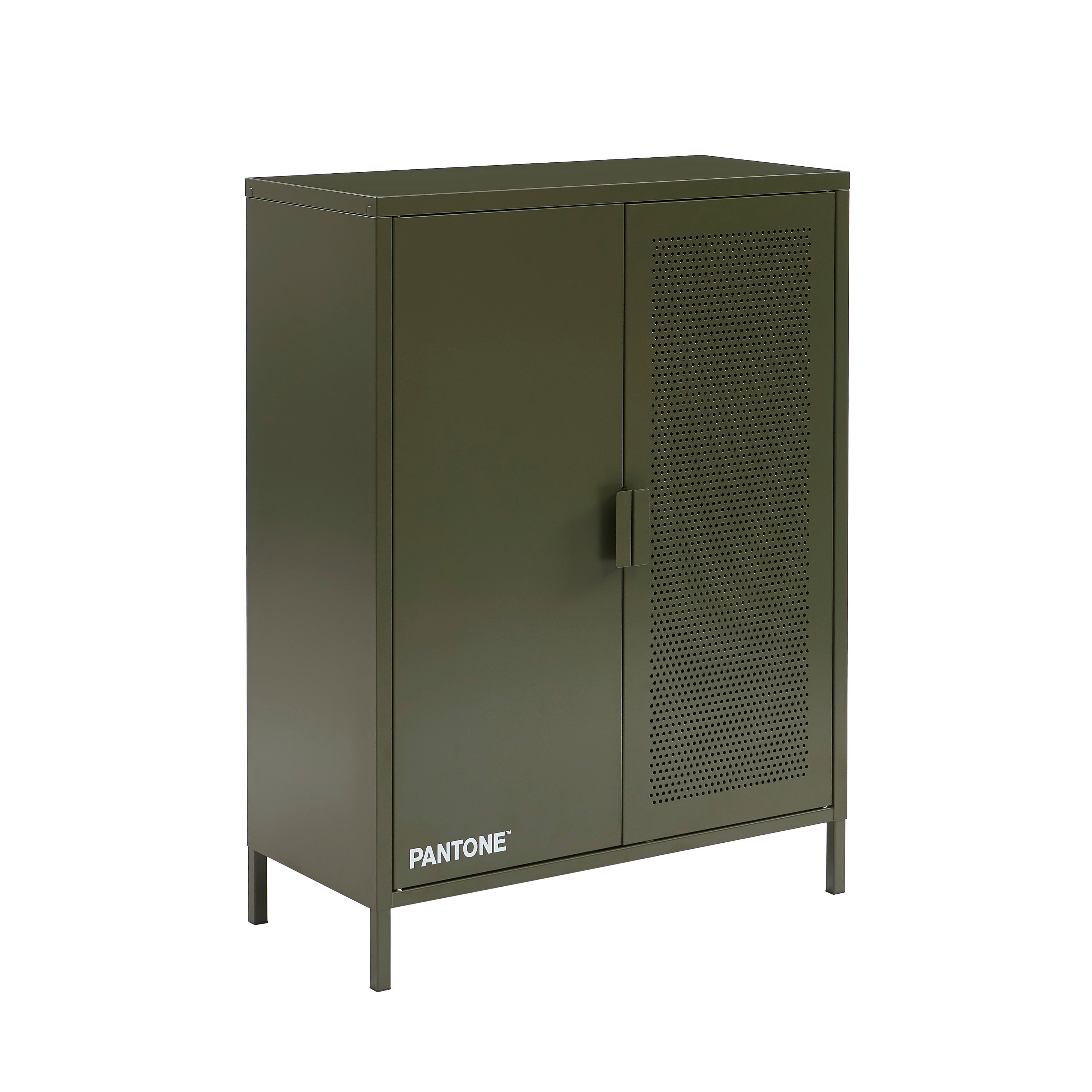 PANTONE® Metal Sideboard – Olive green