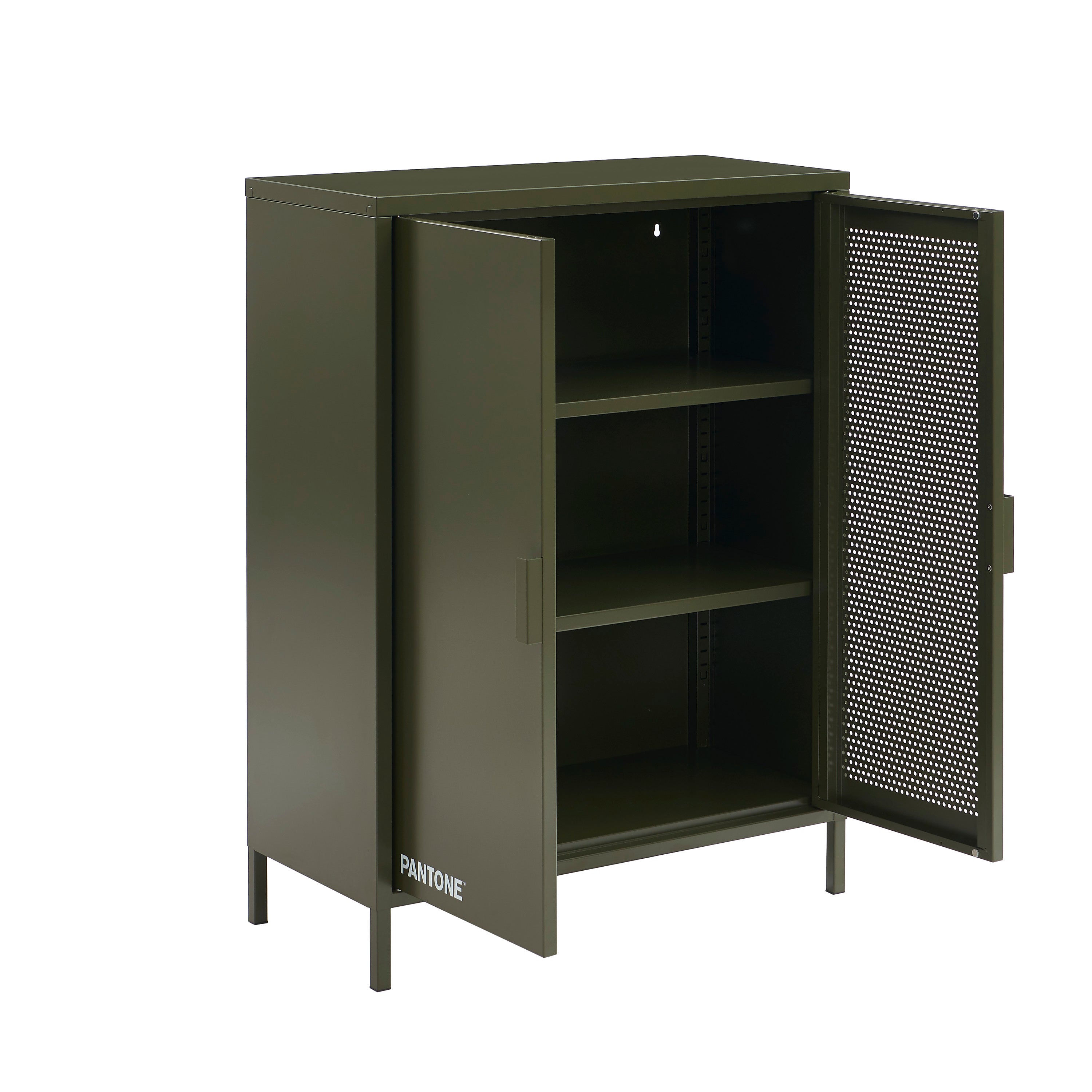 PANTONE® Metal Sideboard – Olive green