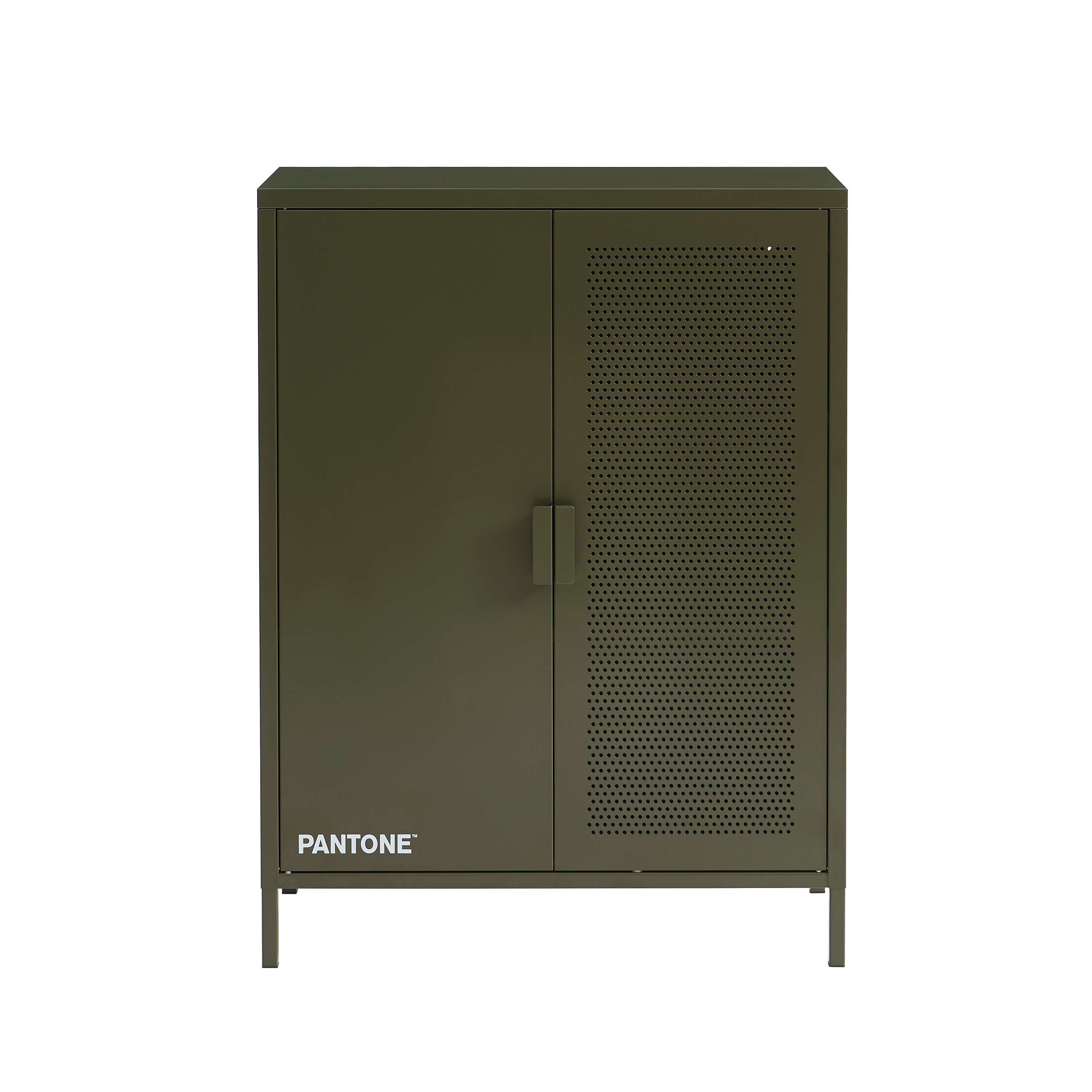 PANTONE® Metal Sideboard – Olive green