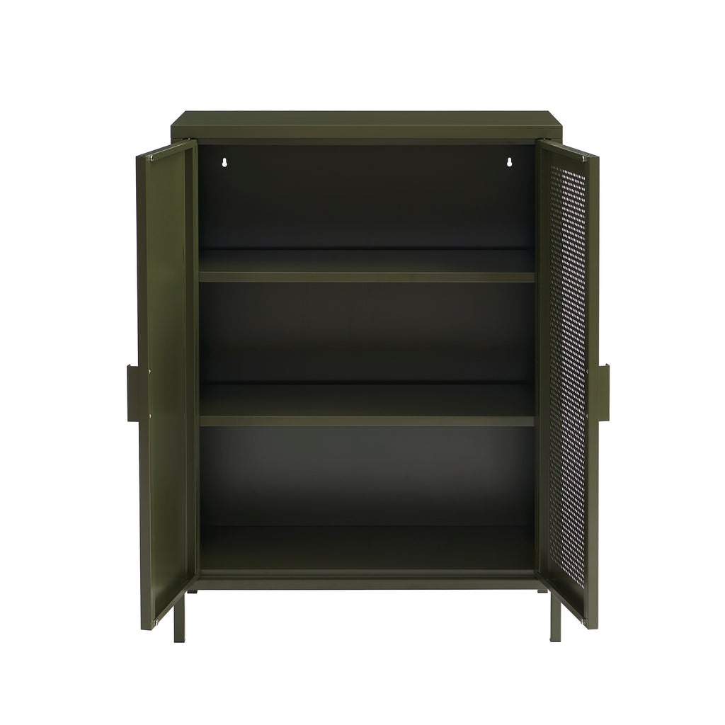PANTONE® Metal Sideboard – Olive green
