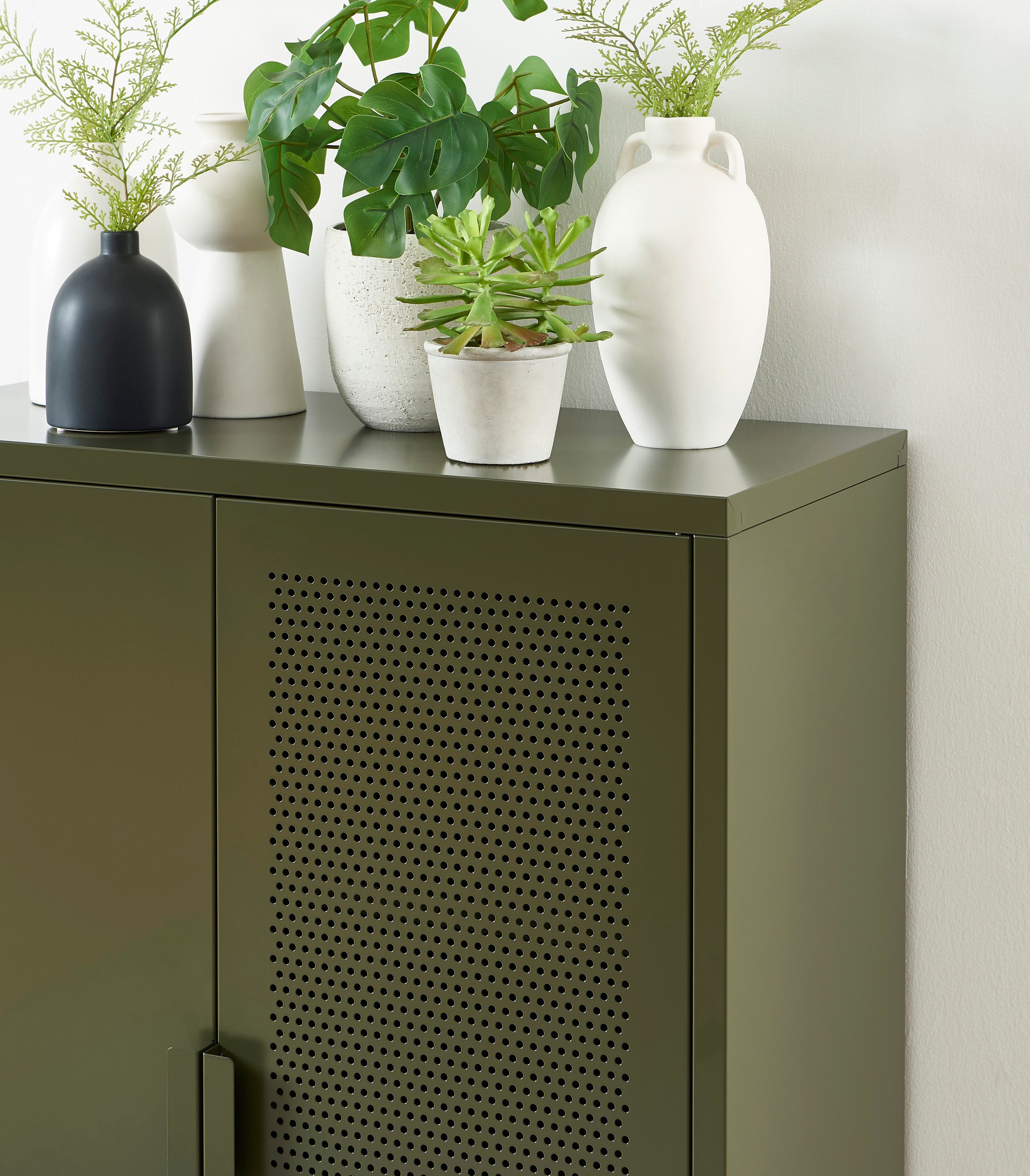 PANTONE® Metal Sideboard – Olive green